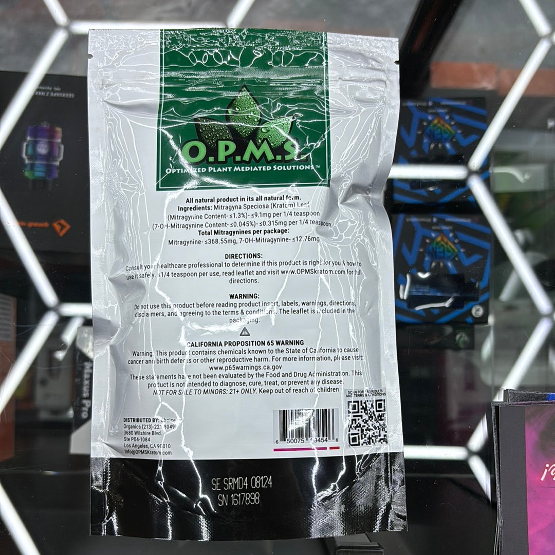 Opms maeng da kratom powder 4oz silver