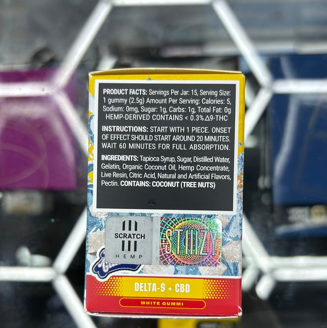 Stizzy D9 white gummy edible