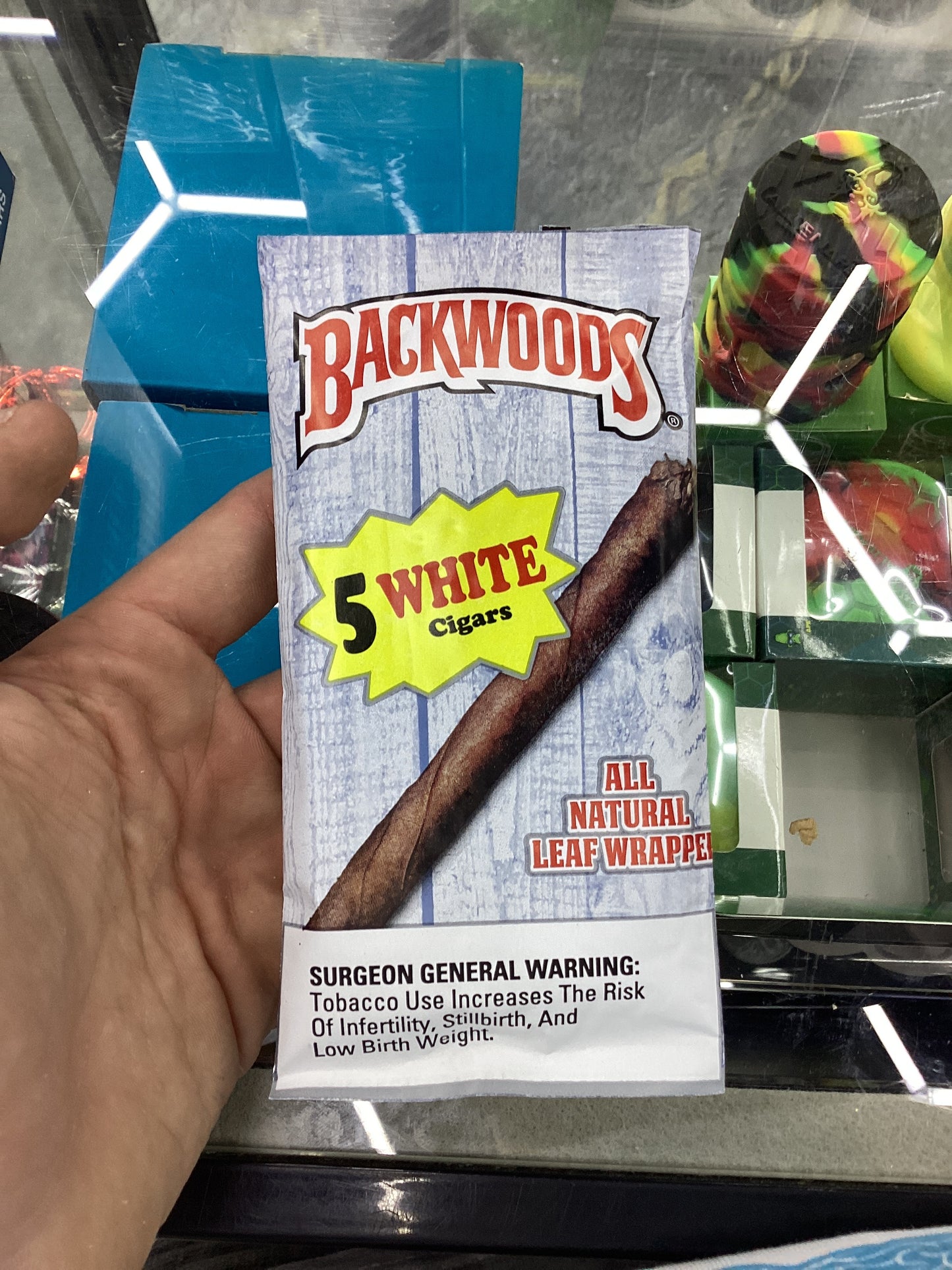 Backwoods 5 cigars white