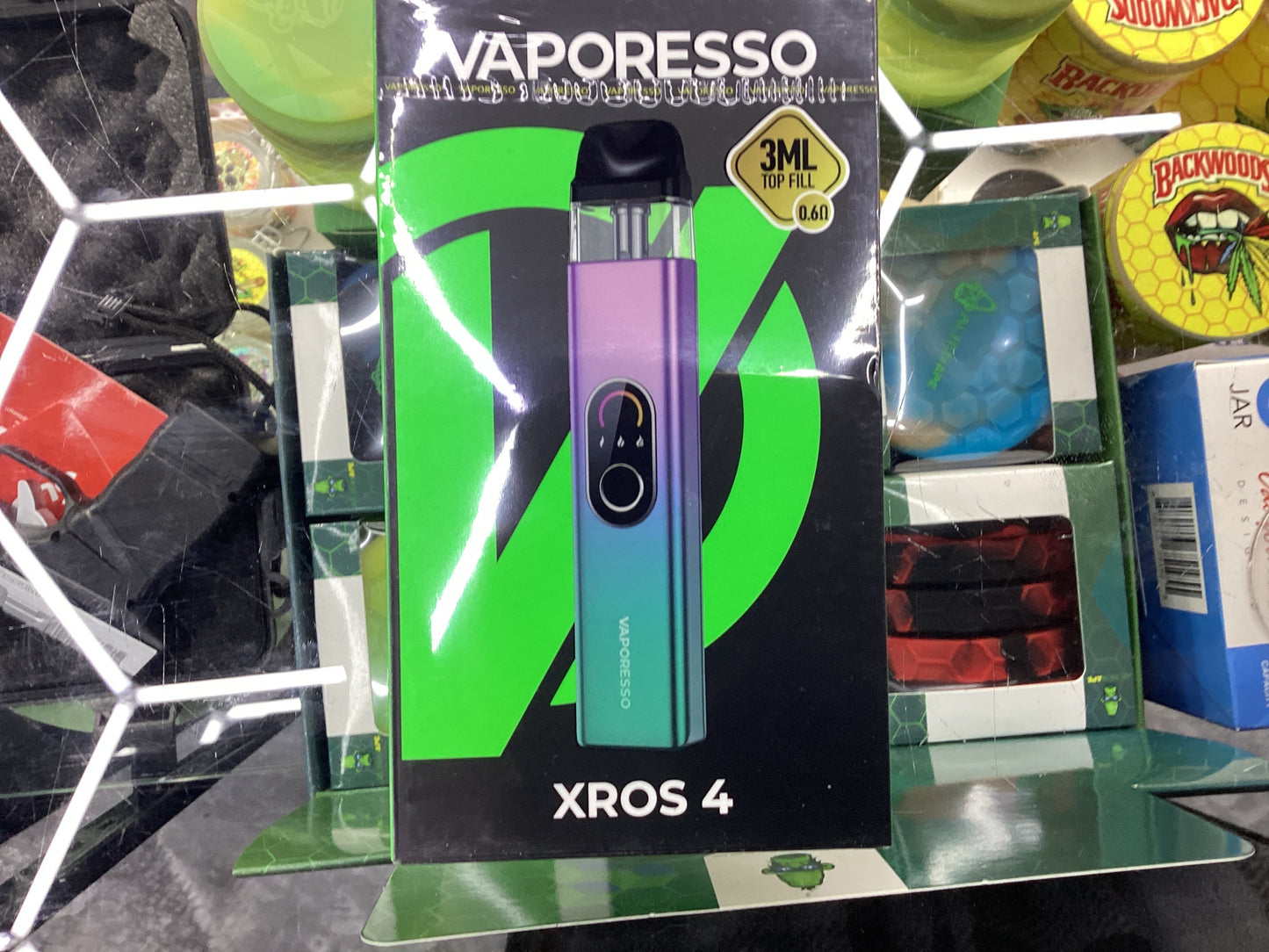 Vaporesso xros 4 purple and blue