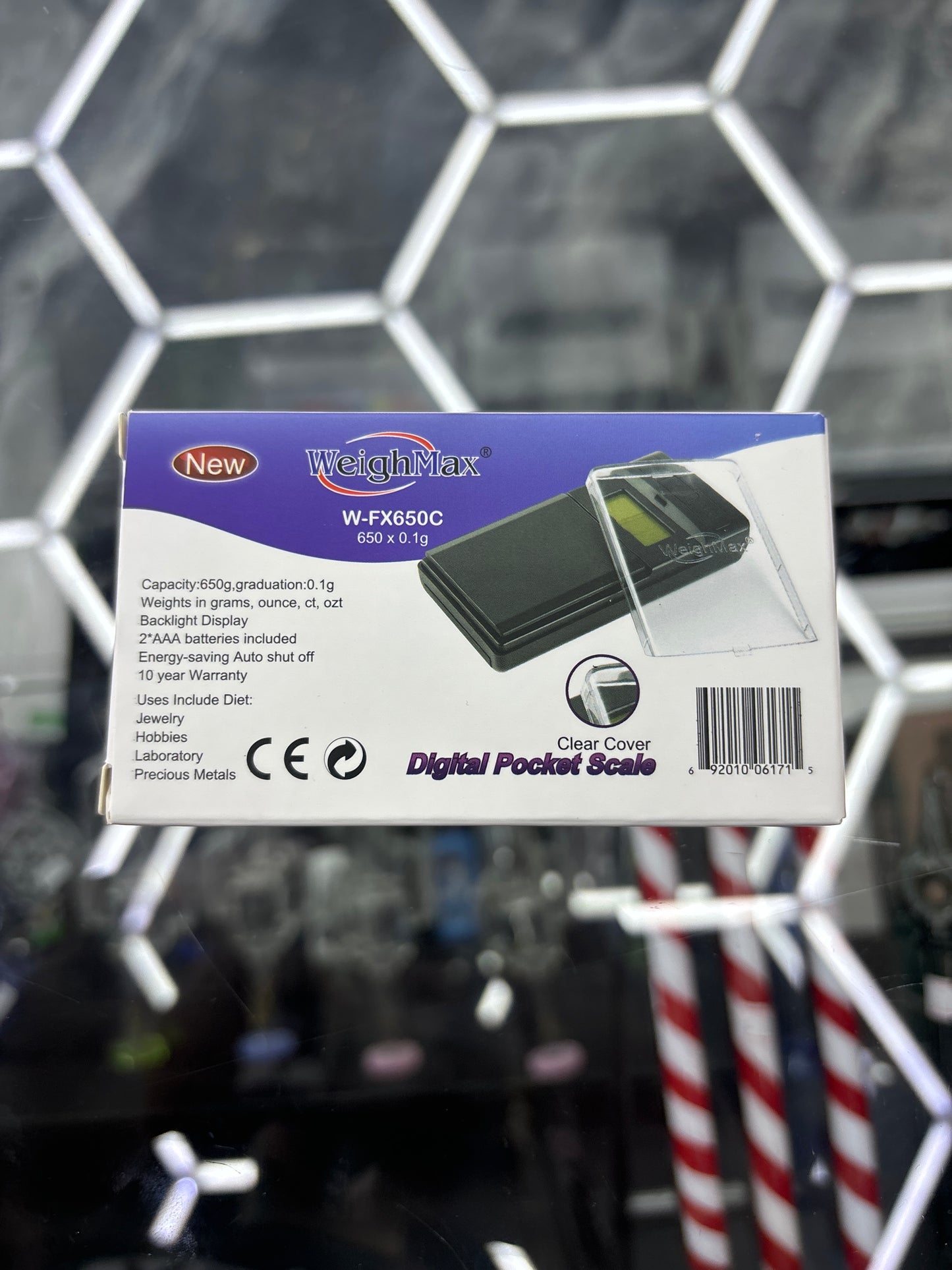 Weigh max digital pocket scale w-fx650c