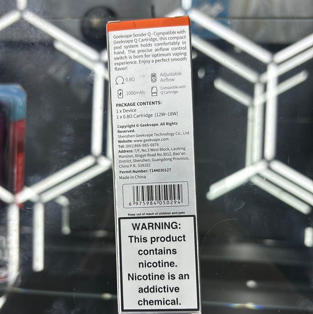 Geek vape qpod wonder q grey