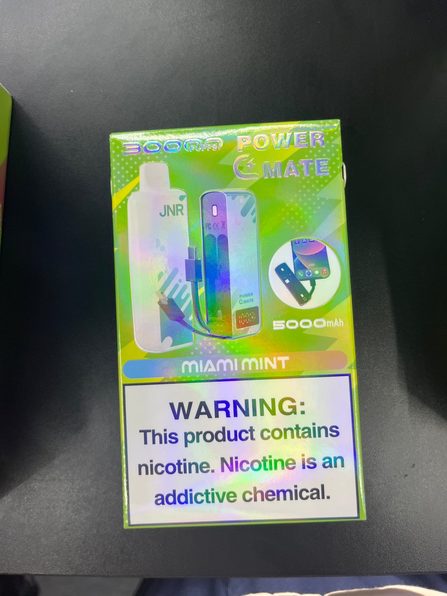 Jnr power cmate 30k puffs Miami mint