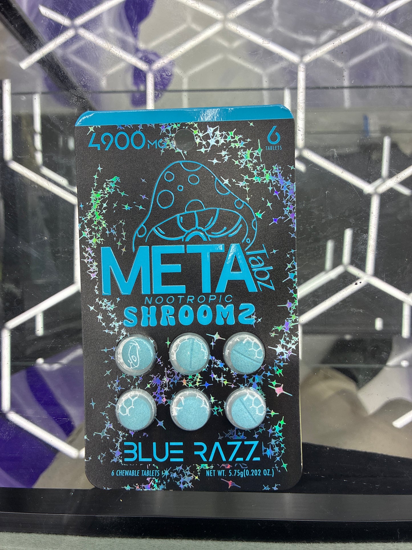 Meta tabz nootropic shroomz 6ct blue razz 4900mg