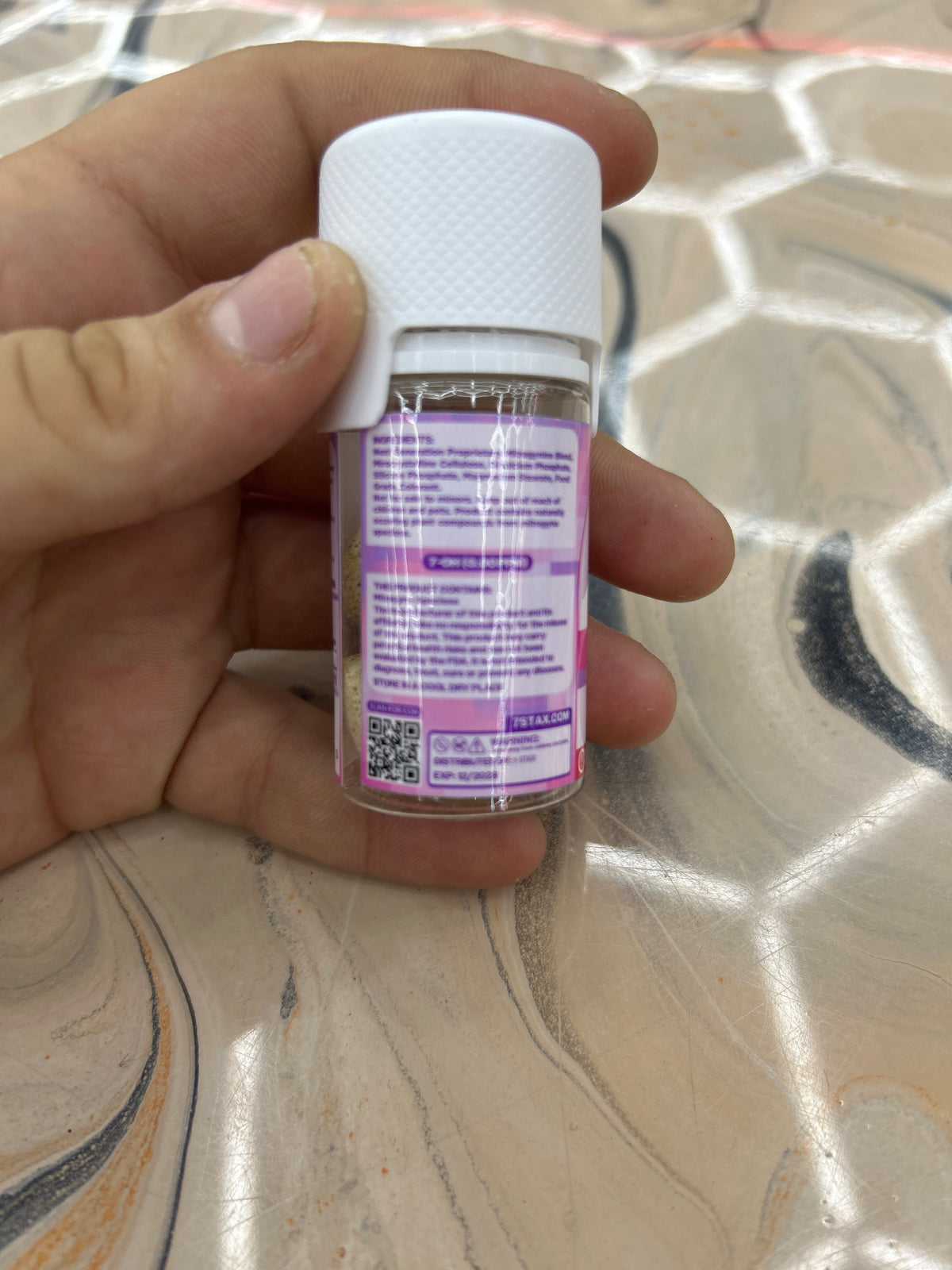 7Stax 15ctx80mg bottle mixed berry 1200mg