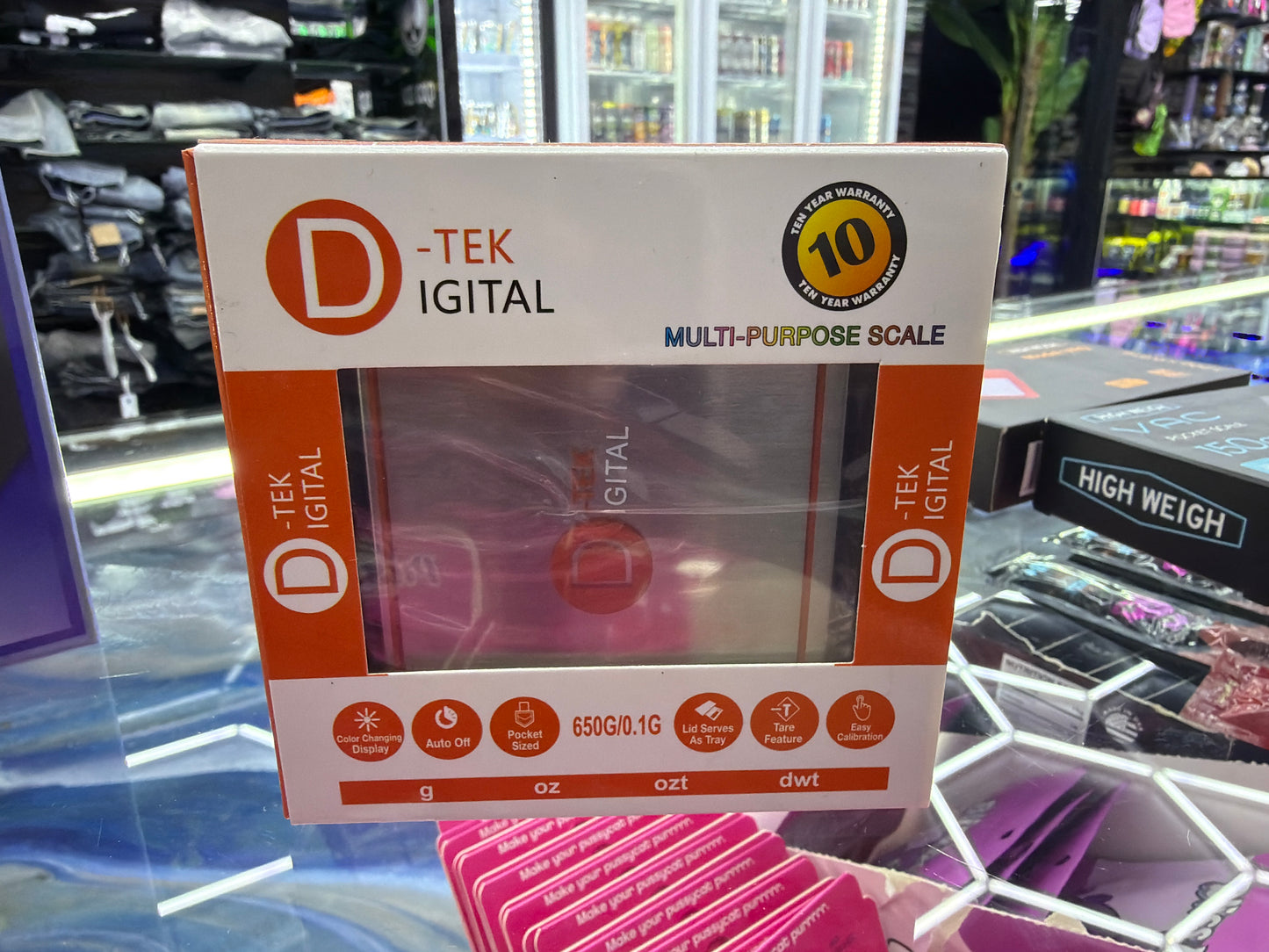 D-TEK DIGITAL SCALE - DT-BL650-BURGANDY