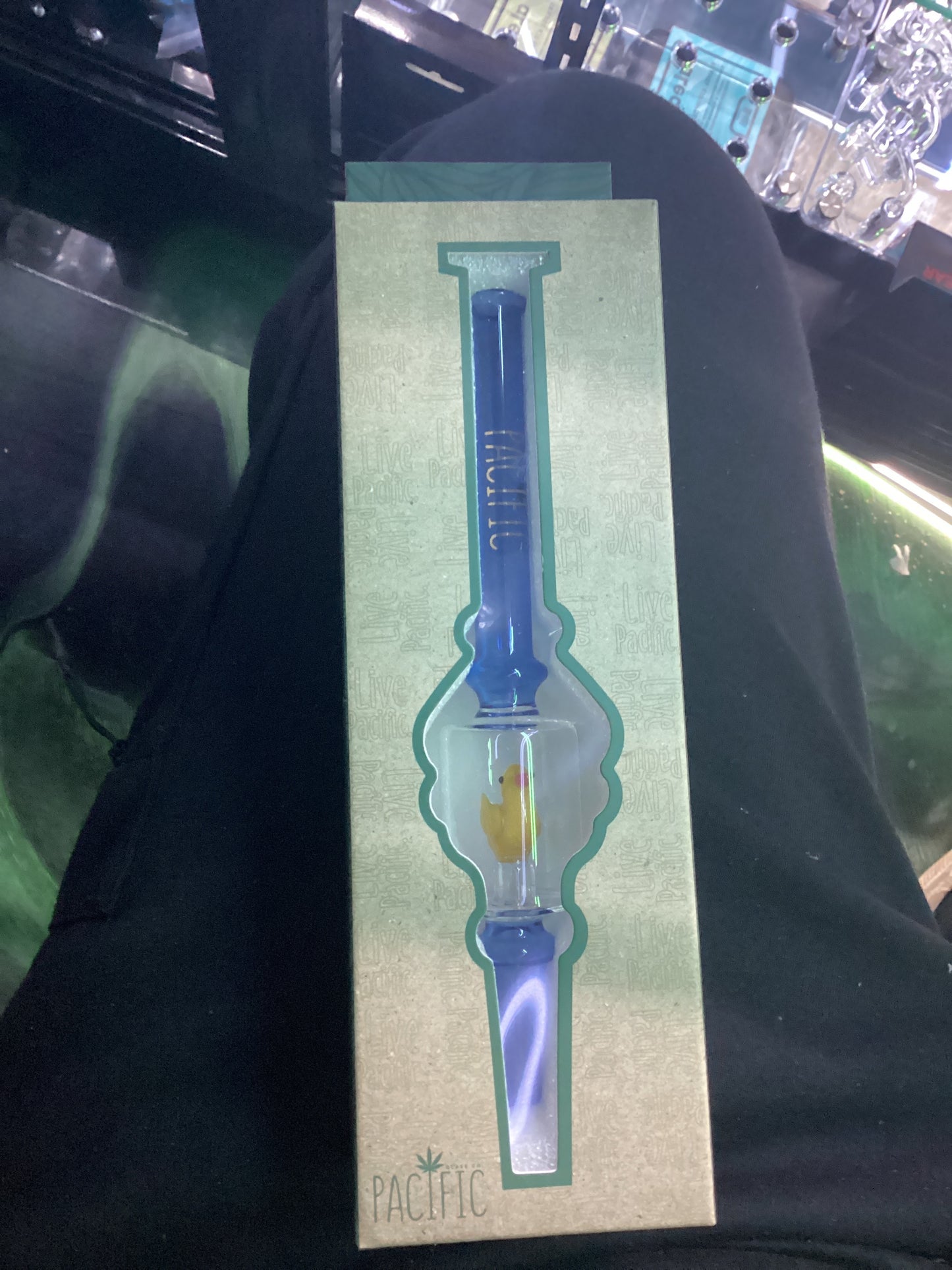 Pacific nectar collector blue w yellow duck