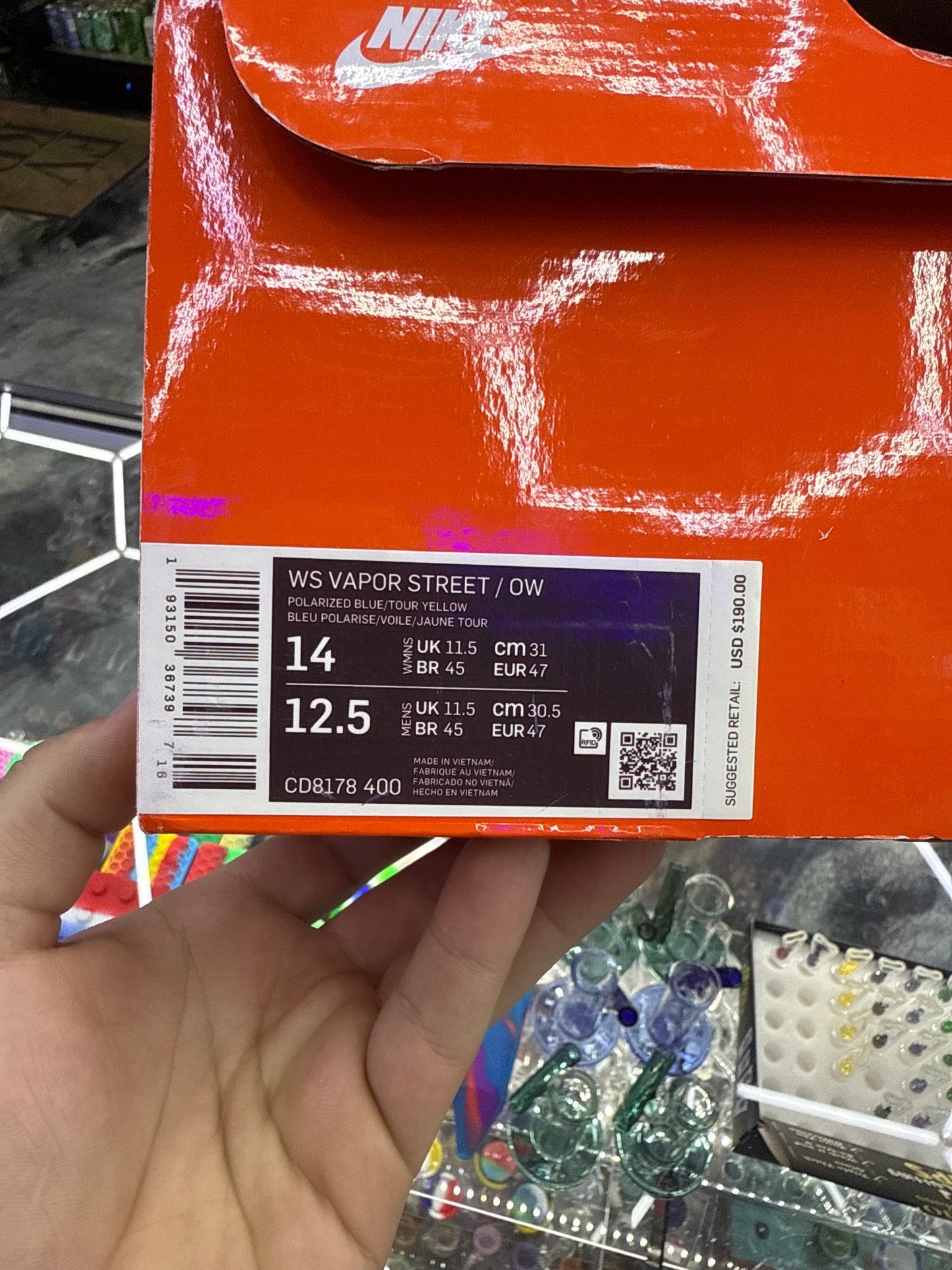 Nike Vapor Street Off-White Polarized Blue (Women's) size 14