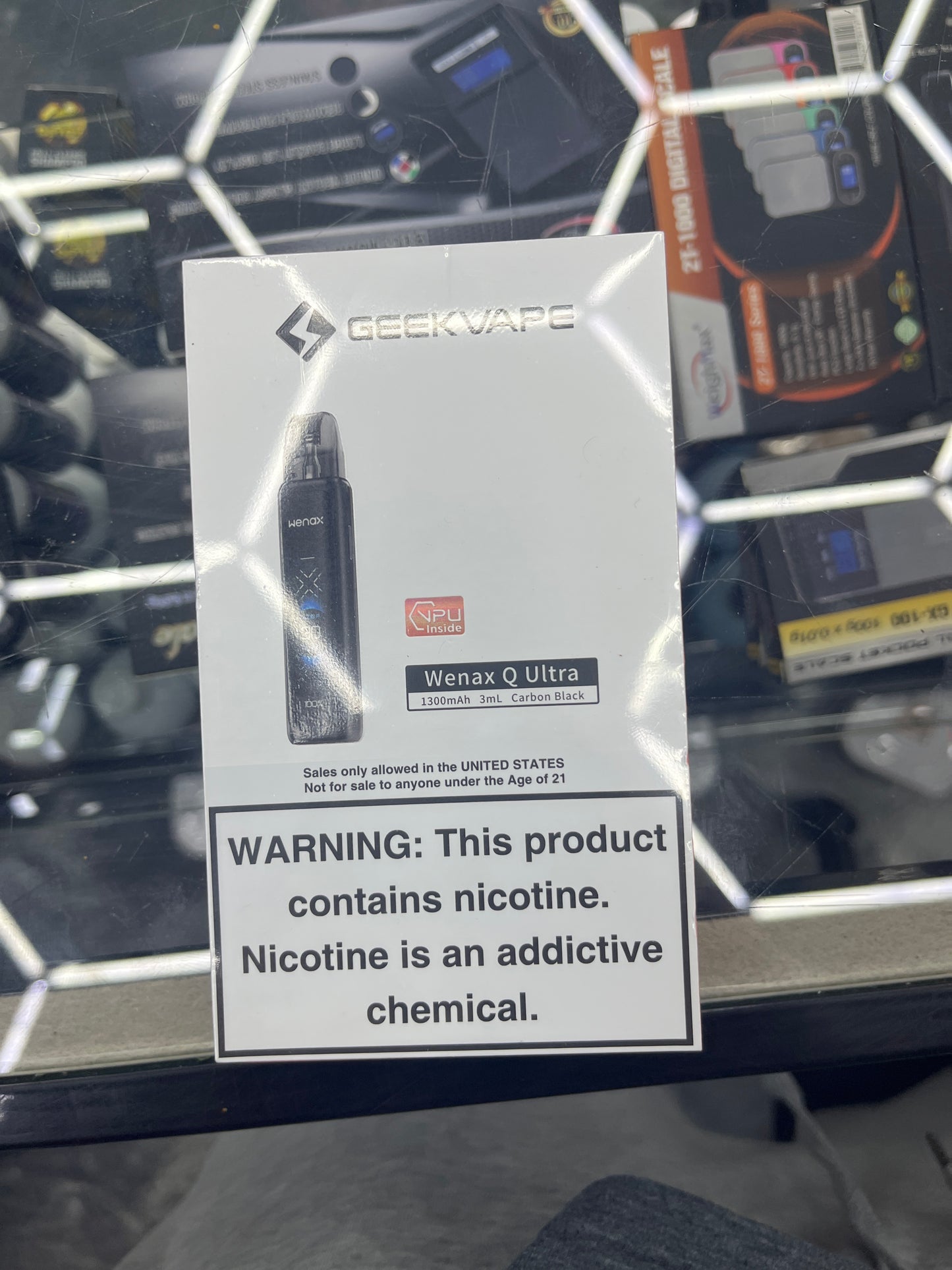 Geekvape wenax q ultra carbon black