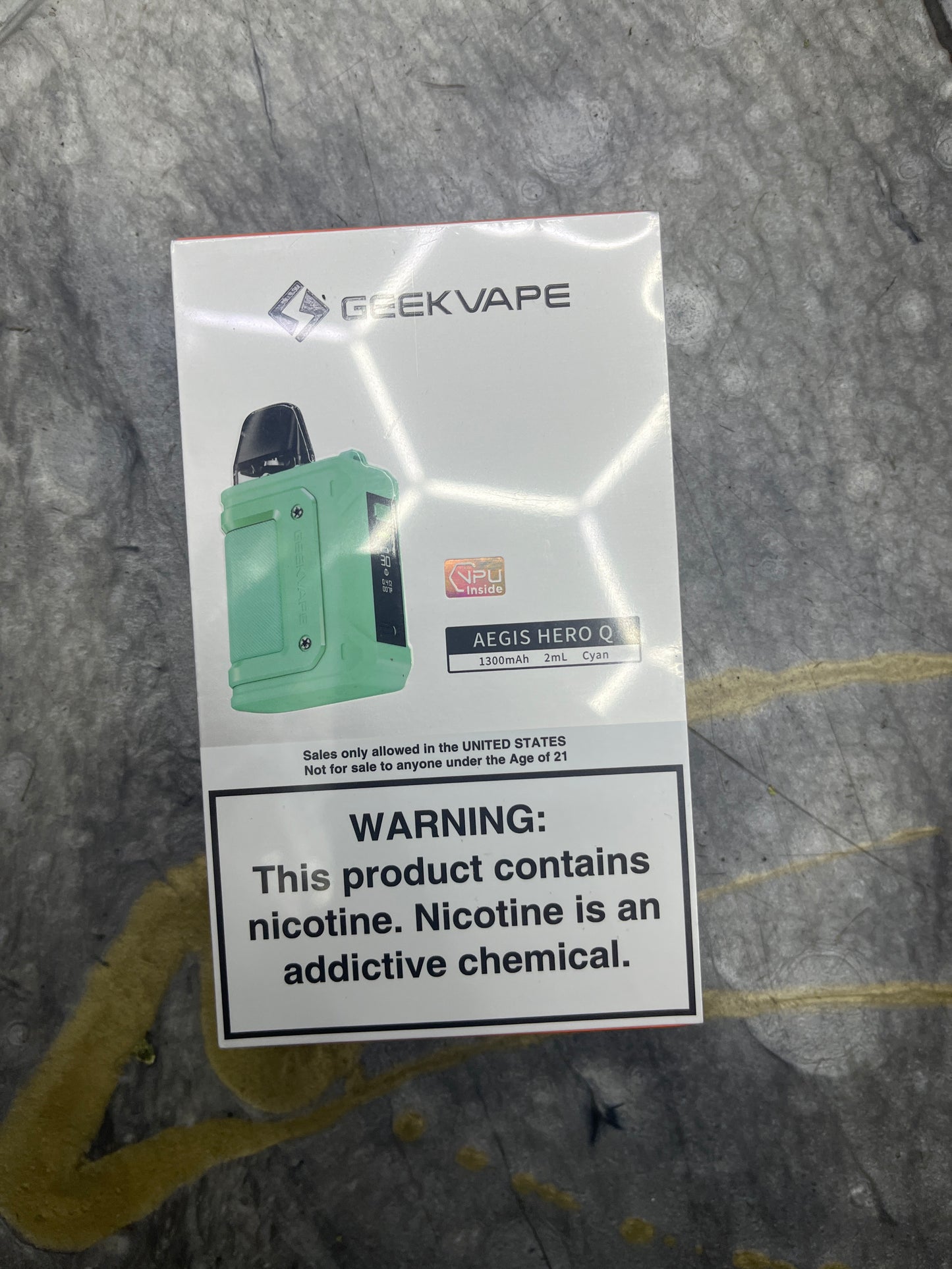 Geekvape aegis hero q cyan