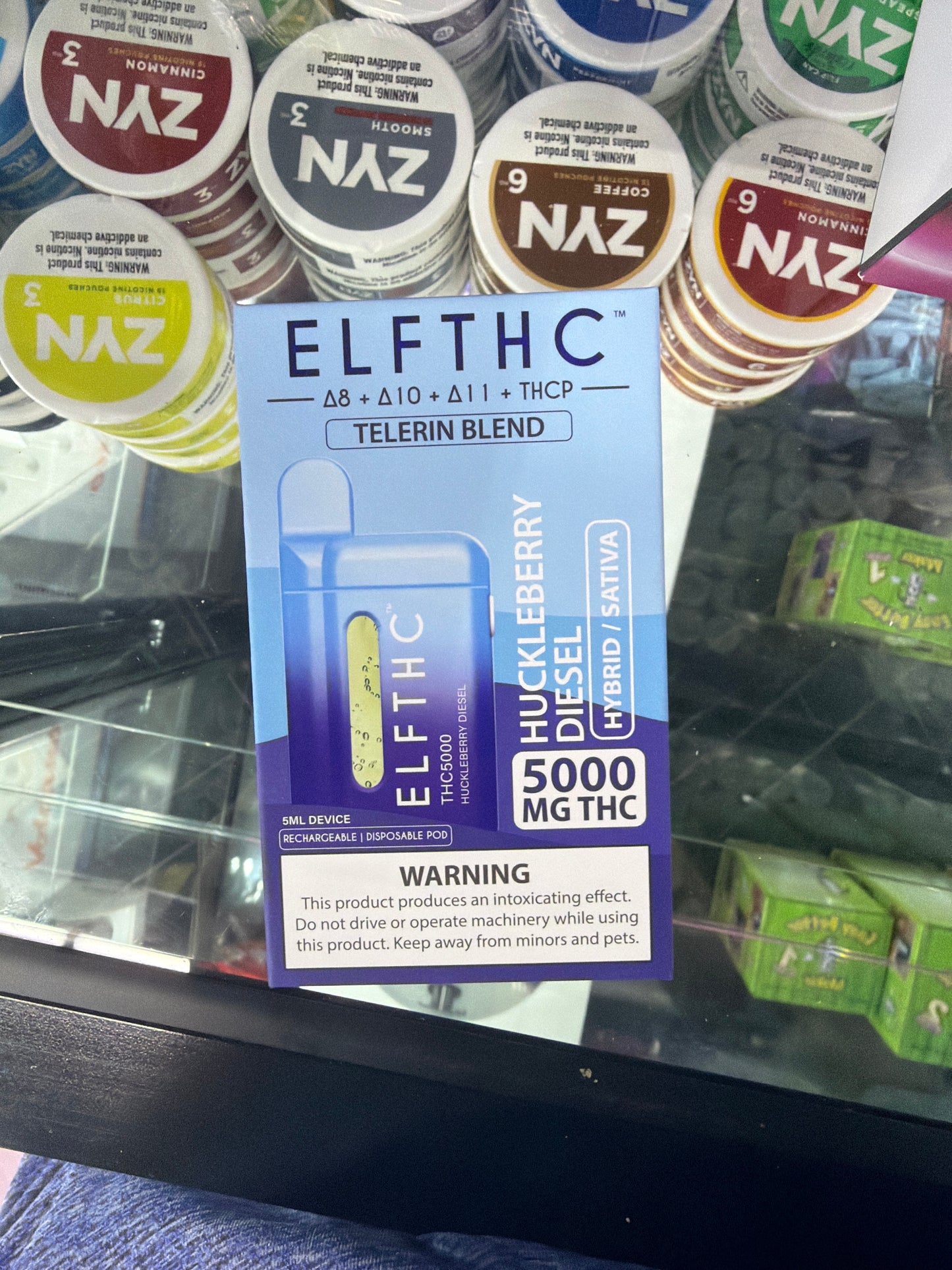 Elfthc huckleberry diesel 5ml hybrid sativa