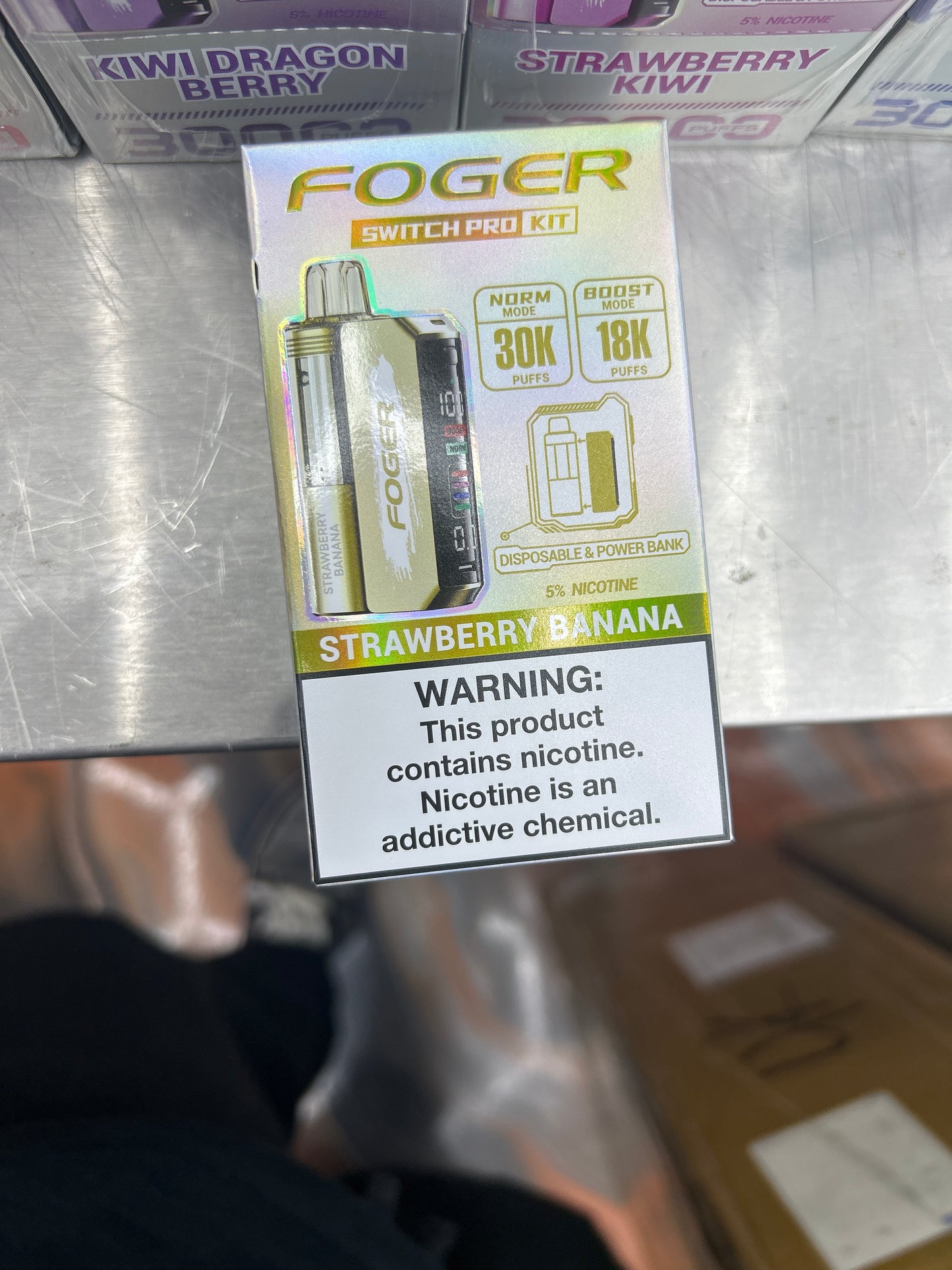 Fogger switch pro disposable kit 30k puffs strawberry banana