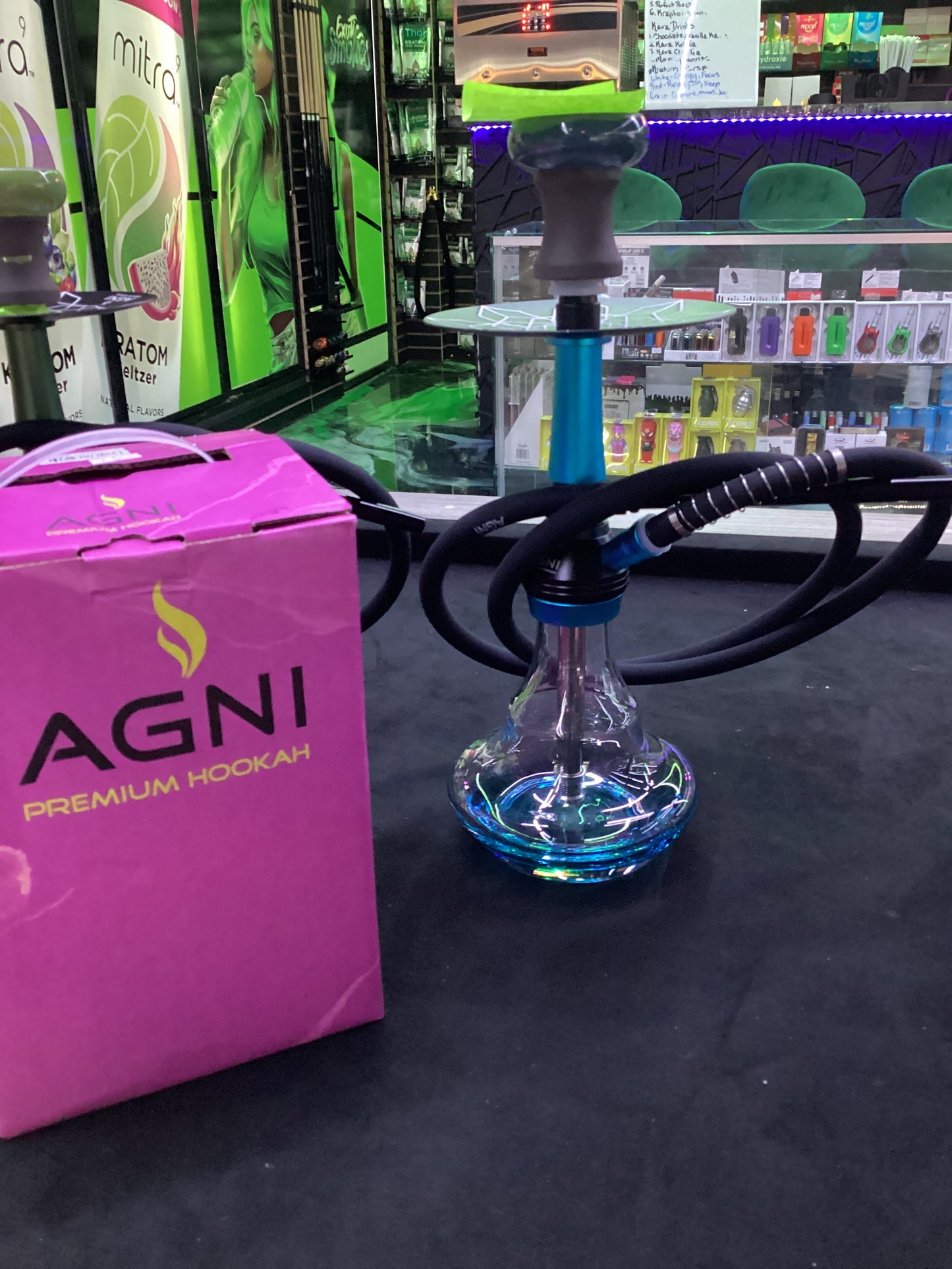 Agni hookah little man-light blue