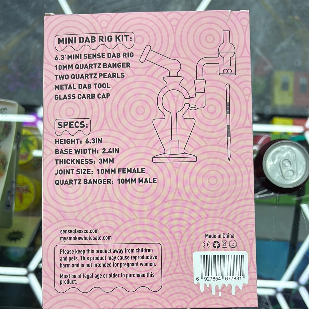 Sense glass recycler with banger tool, and car cap