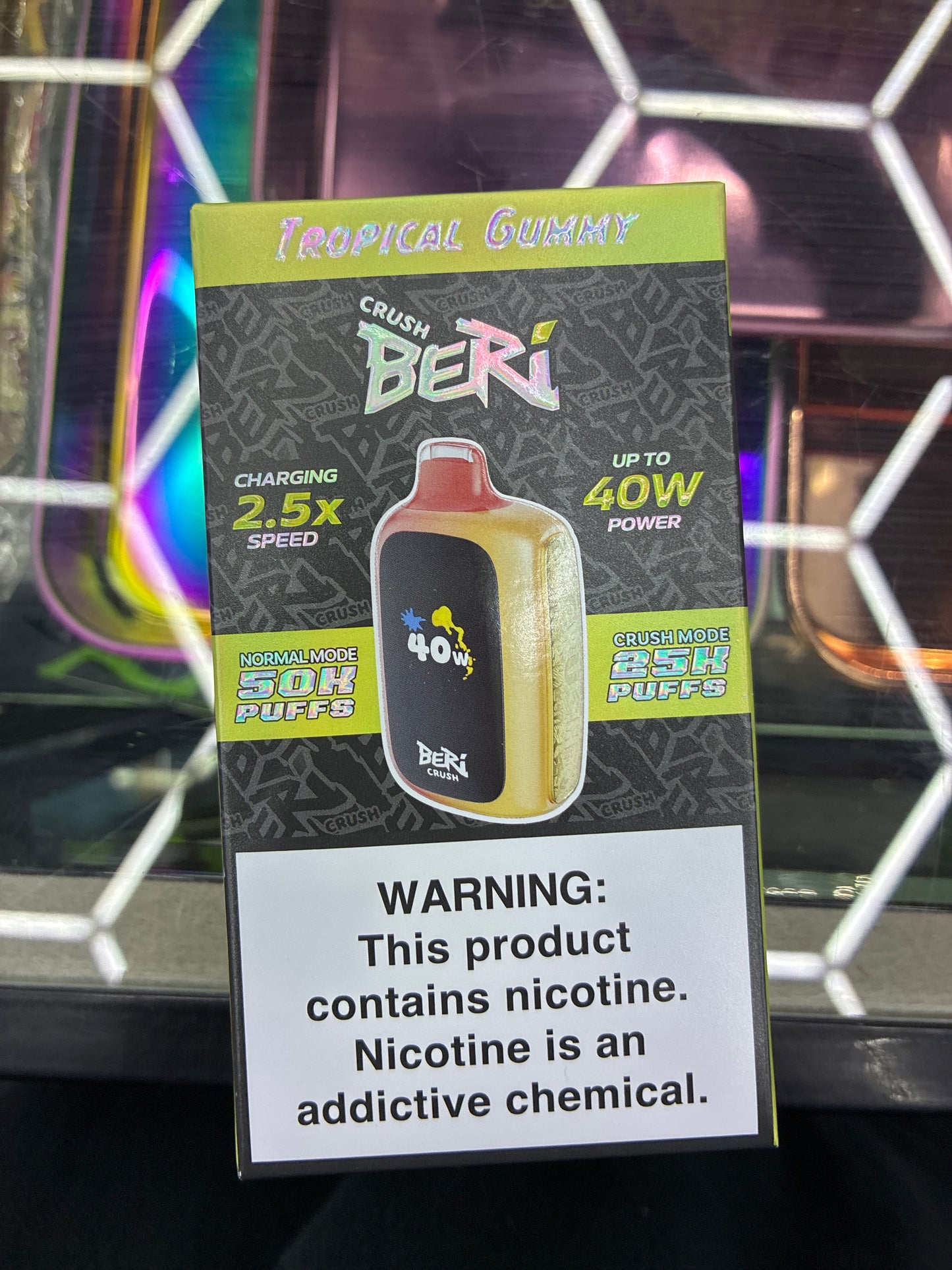 Crush beri tropical gummy 50k puffs