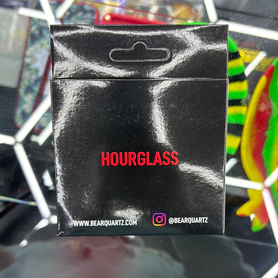 Bear quartz hourglass banger
