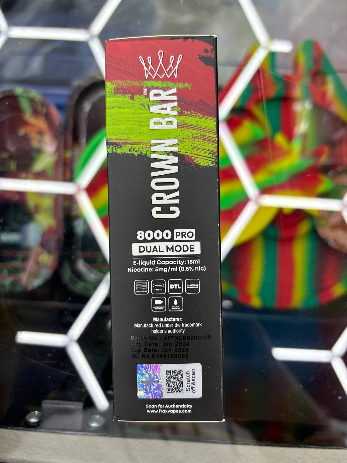 Al fakher crown two apple 8000puffs