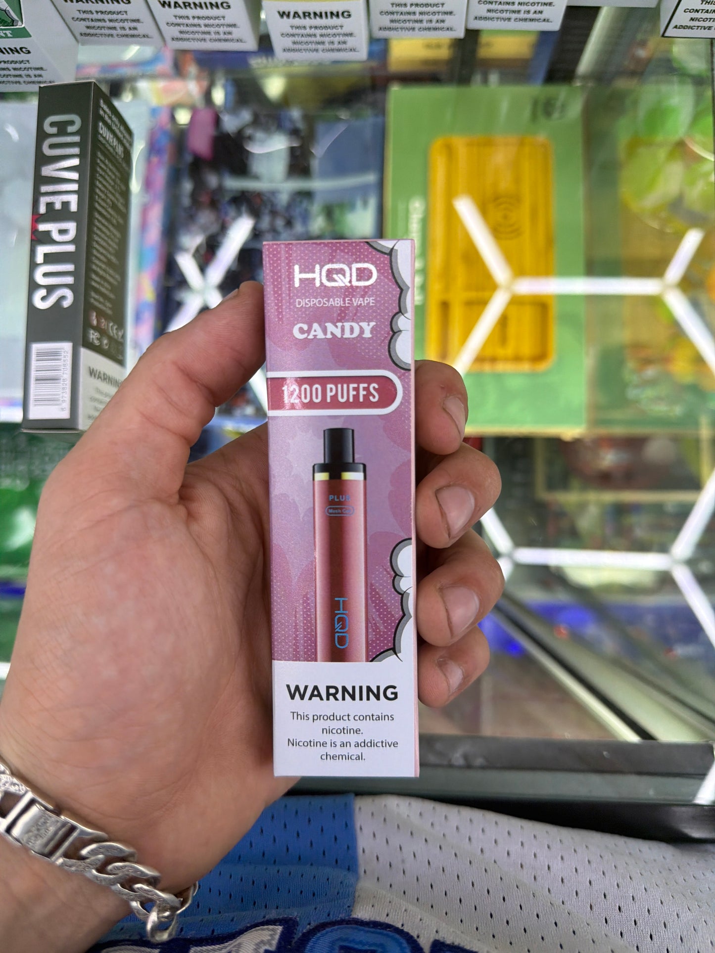 HQD 1200 puffs curvie plus Candy