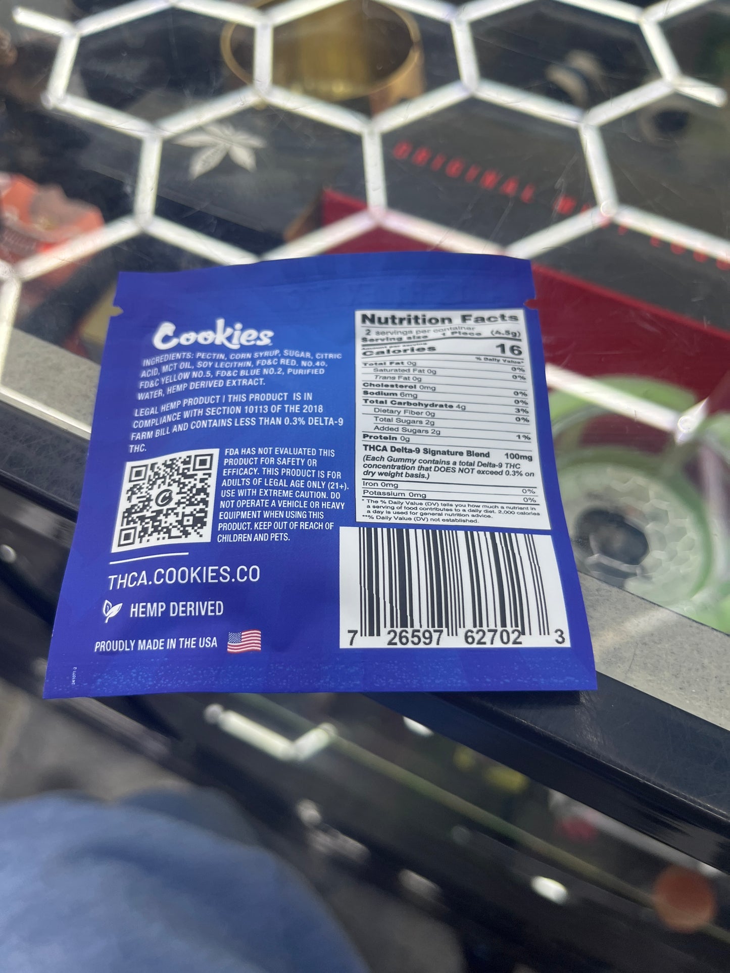 Cookies 100mg 2gummies thca huckleberry gelato