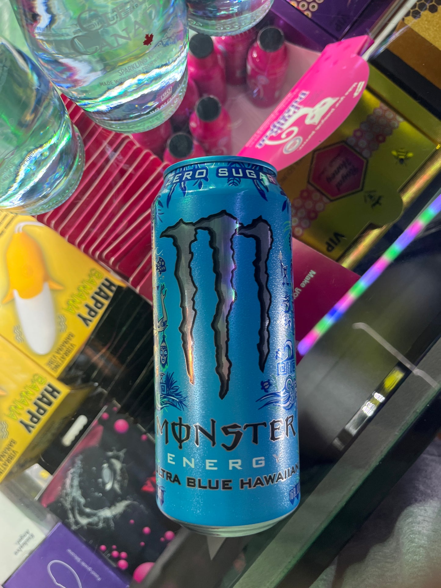 Monster energy ultra blue Hawaiian 16 oz