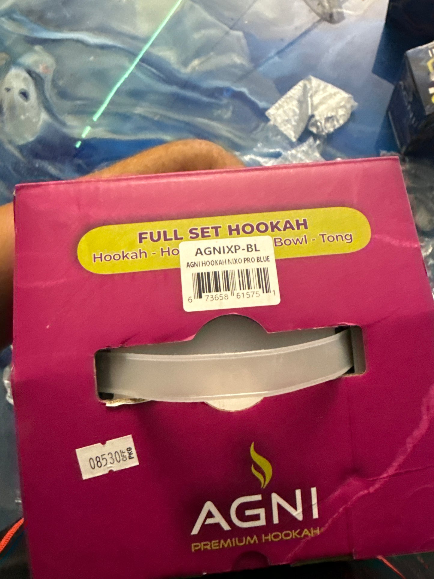 Agni hookah nixo pro blue