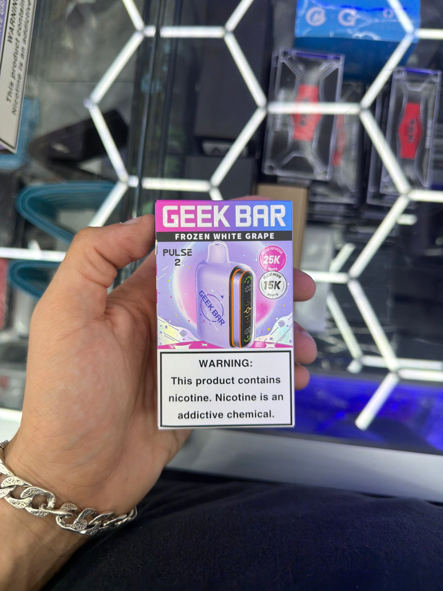 Geek bar pulse x2 Frozen White Grape