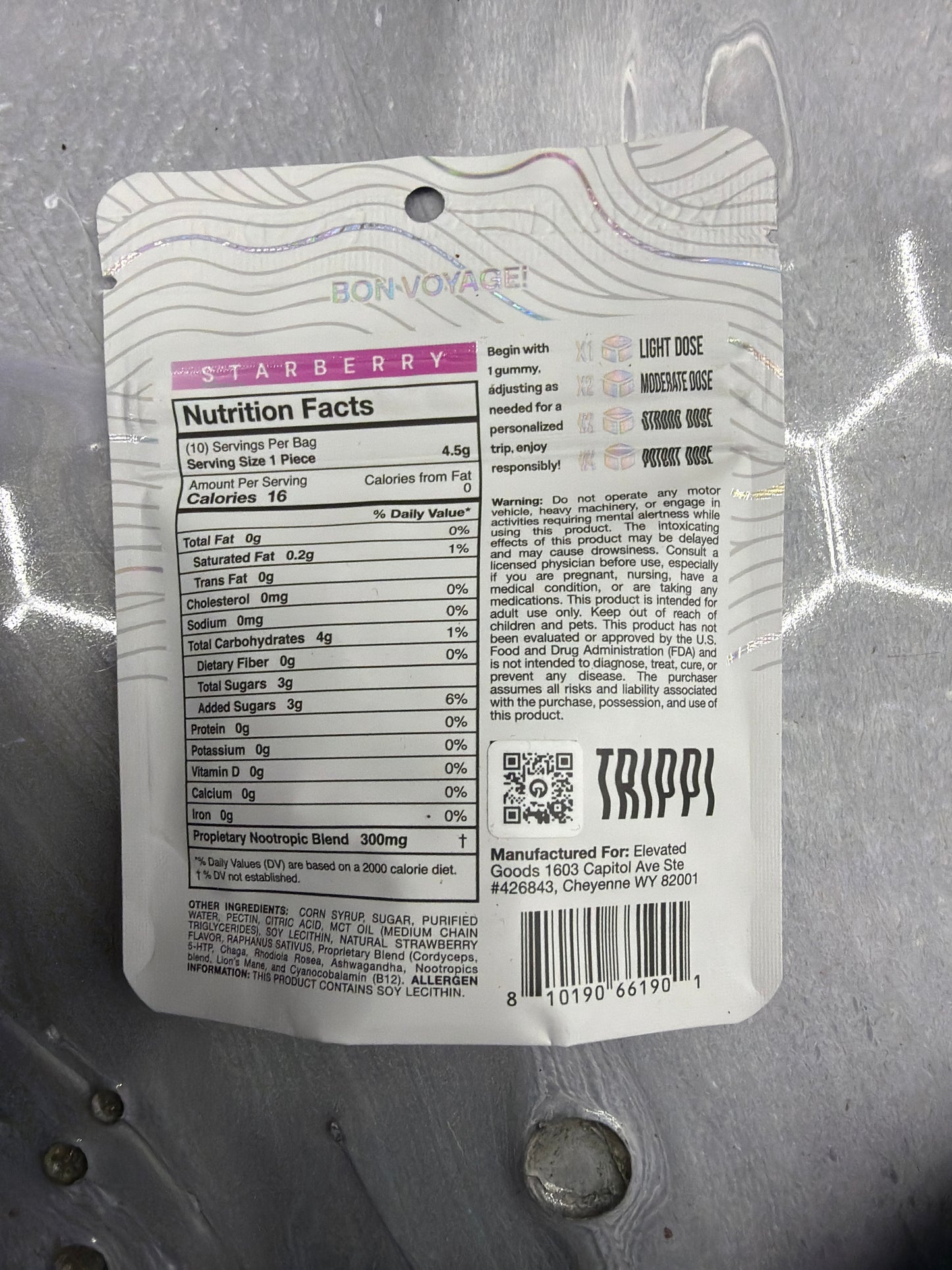TRIPPI Magic Mushroom Gummies Strawberry