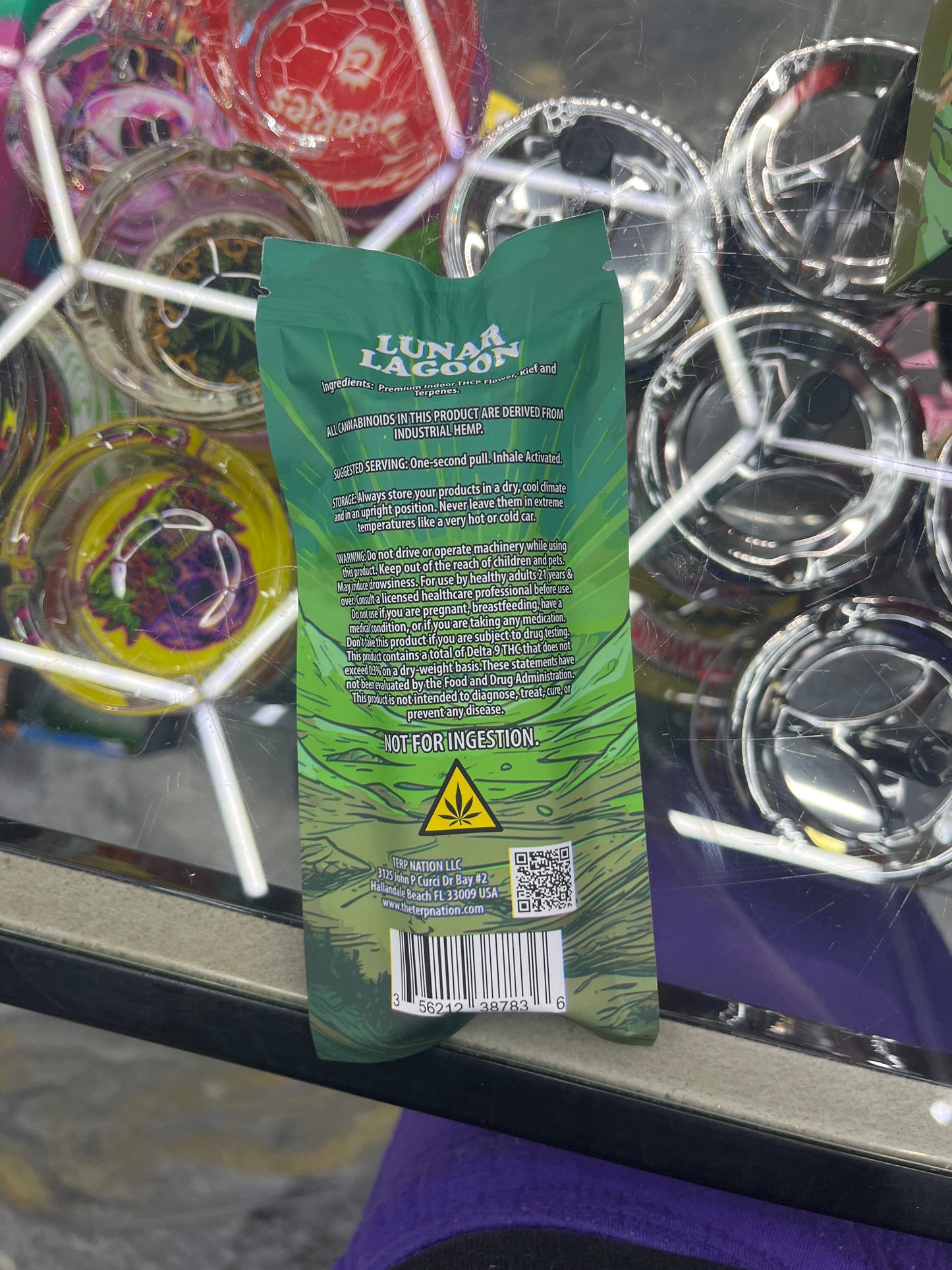 Smak’d thcp moonrock preroll 2ct lunar lagoon sativa