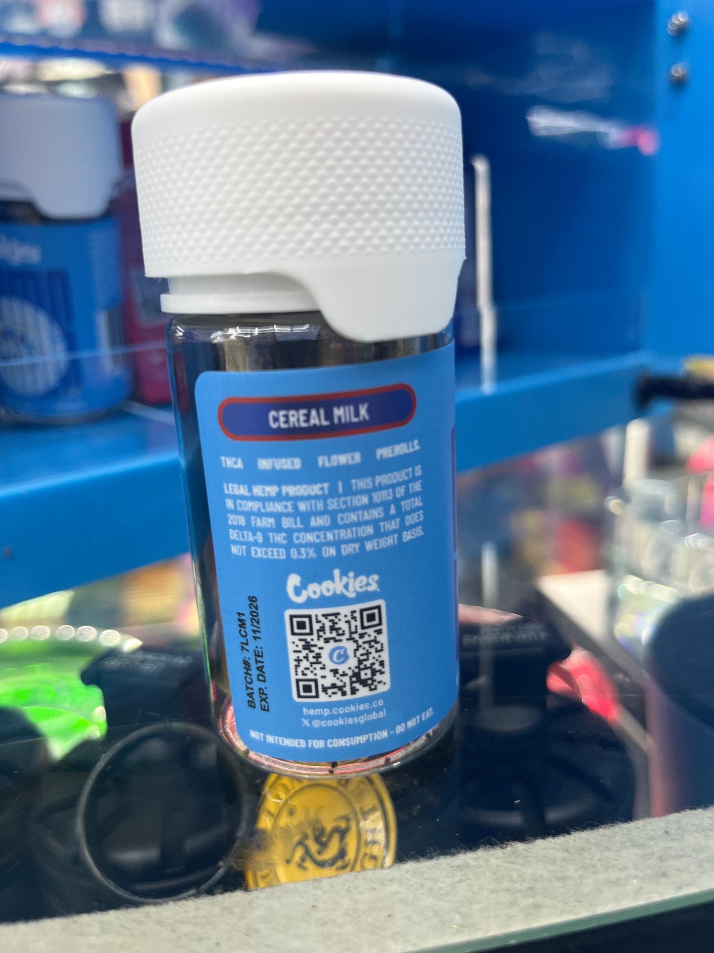 Cookies thca prerolls 5x.75g cereal milk indica