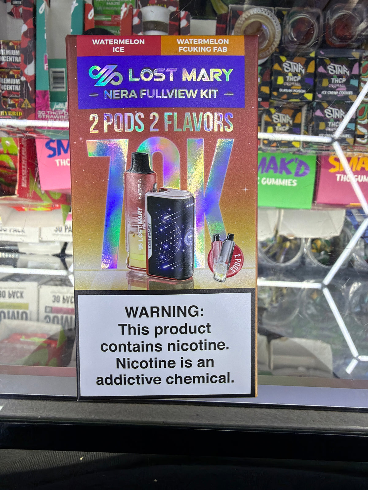 Lost Mary nera fullview kit 70k hits Watermelon ice/ Watermelon Fcuking Fab