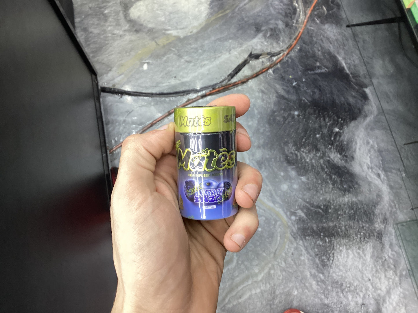 Muha med keif infused joints 3g blueberry zaza