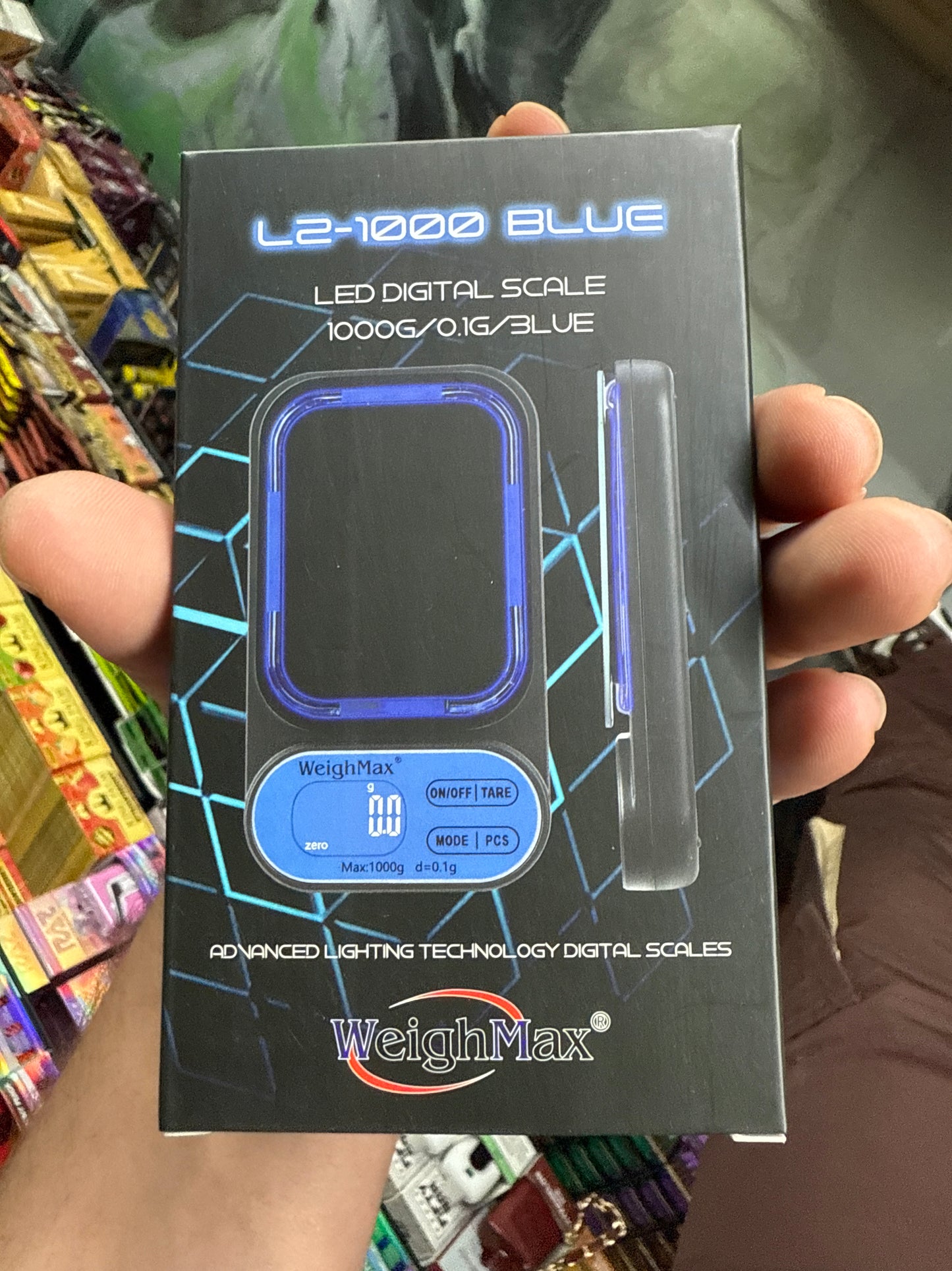L2-1000 blue led digital scale 1000g/.1g