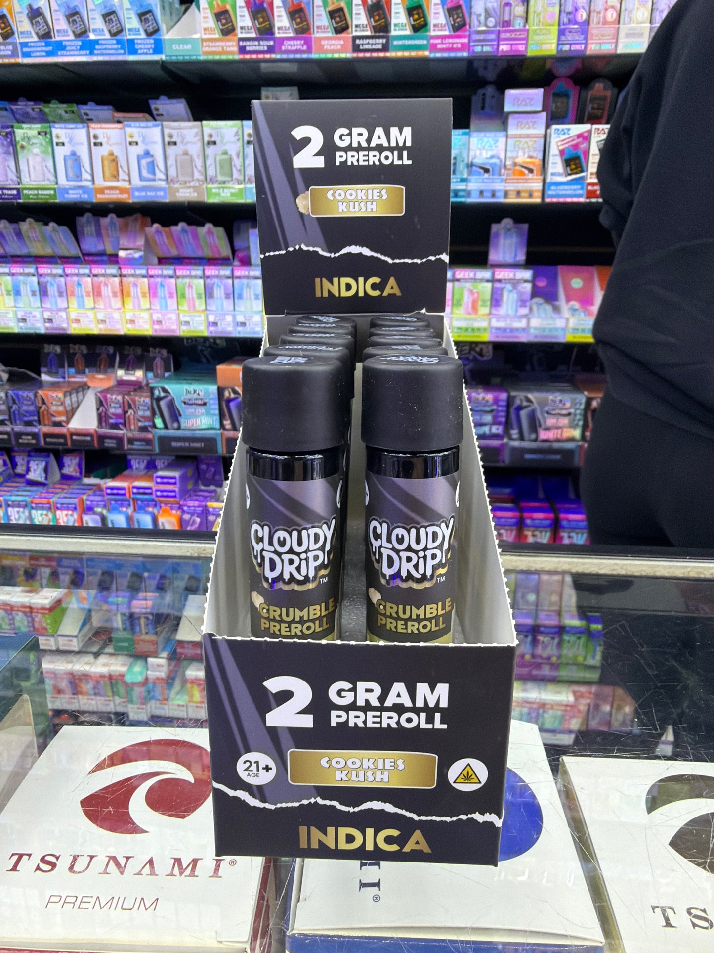 Cloudy Drip 2g Crumble Preroll Cookies Kush Indica thcp