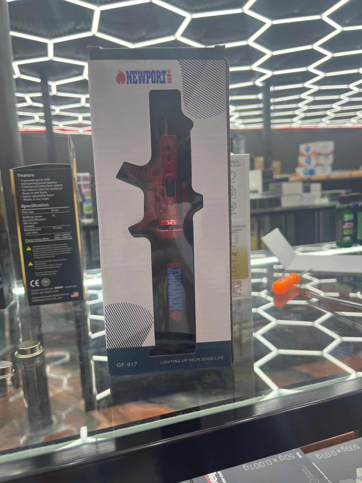 Newport zero gun ar cigar torch red