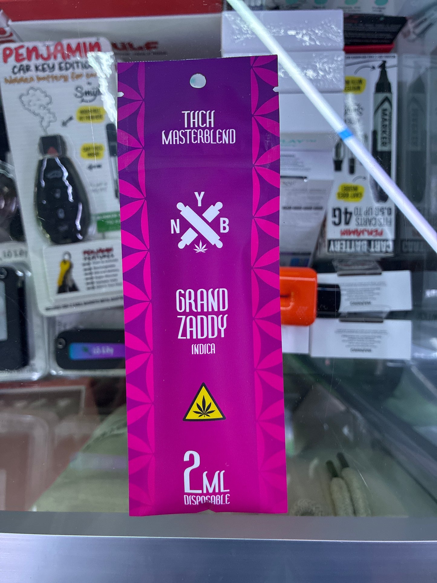 NYB THCH masterblend 2g disposable grand zaddy indica