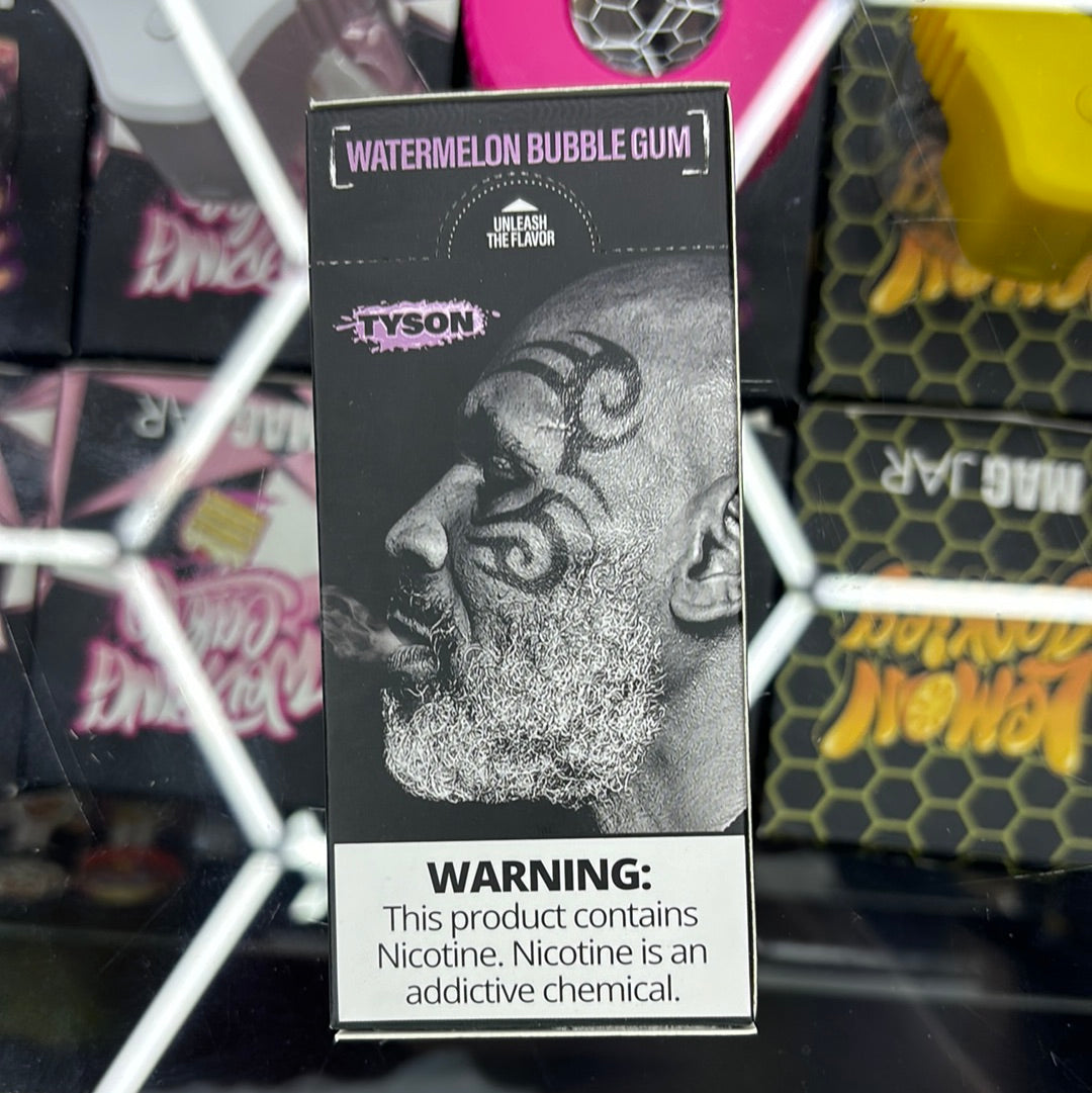 Tyson 15,000 hits iron mike watermelon bubblegum