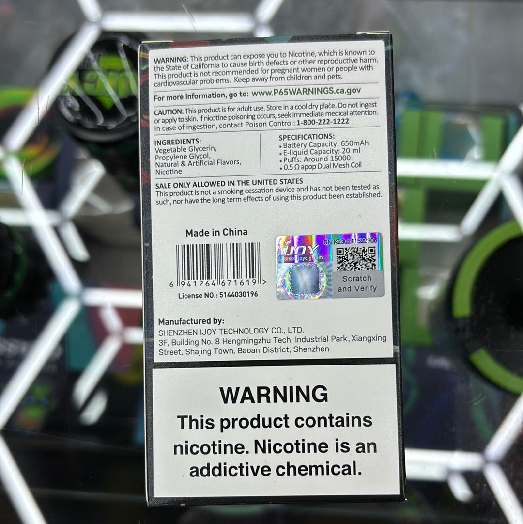 Woofr 15000 puffs strawberry chew