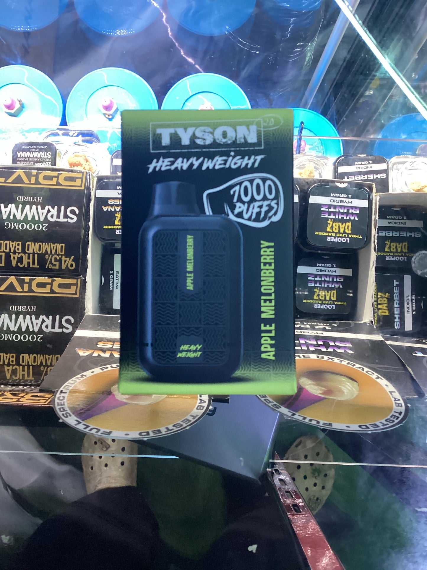 Tyson 7000 hits heavy weight apple melonberry