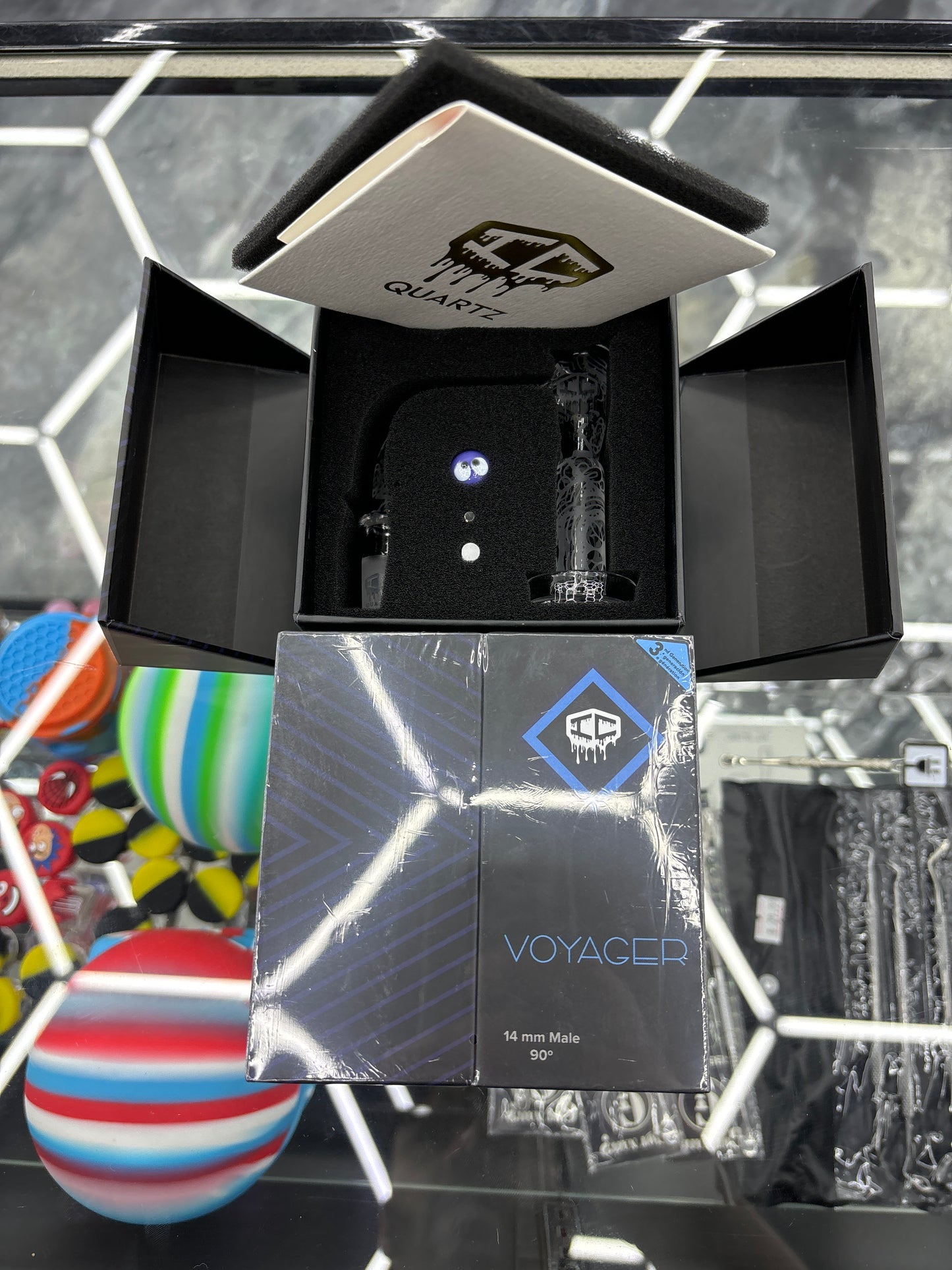 Ic quartz terp slurper voyager 14 mm male 90° 