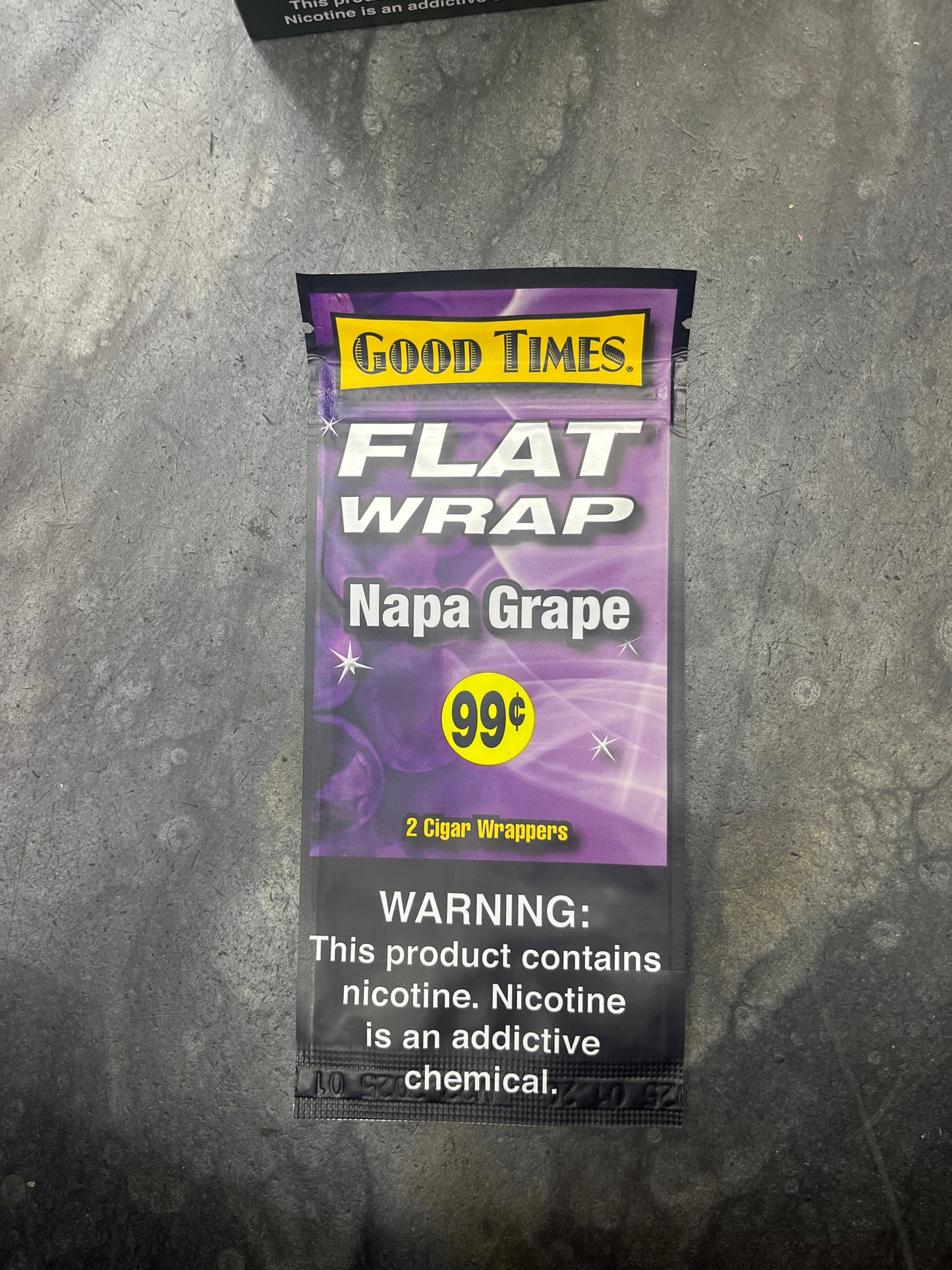 Good times flat wraps Napa grape