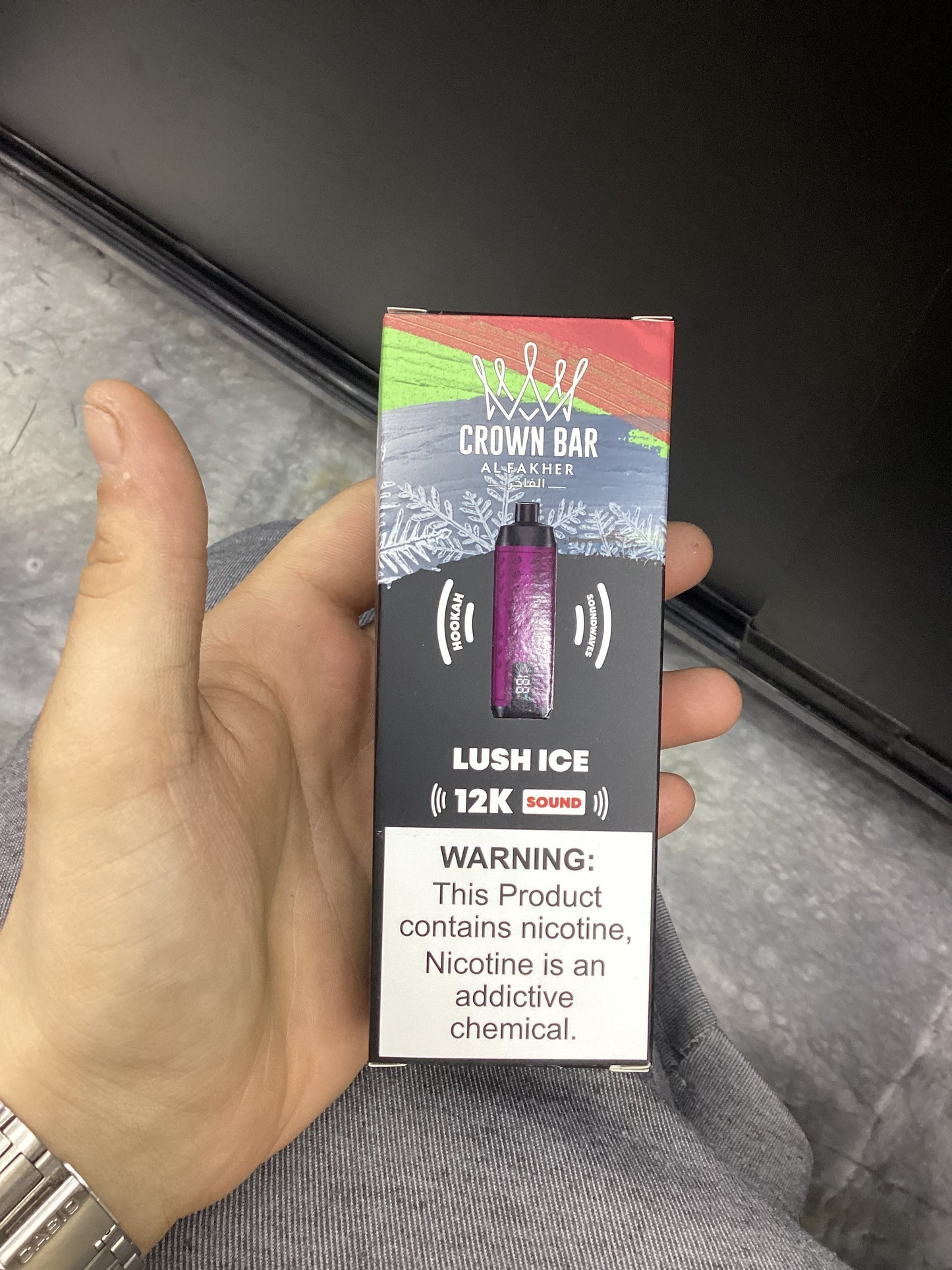 Al fakher crown bar lush ice sound edition 12kpuffs