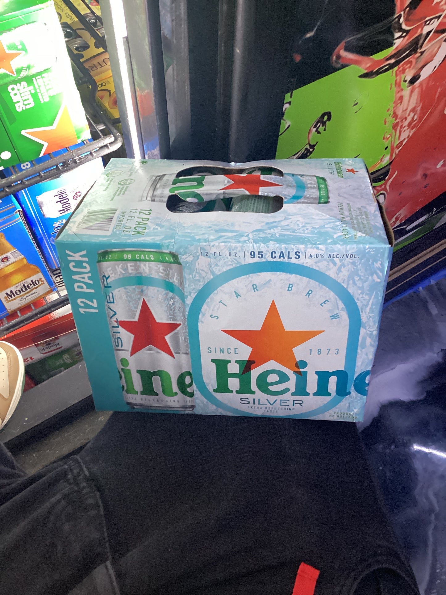 Heineken silver 12 pack slim cans 12oz