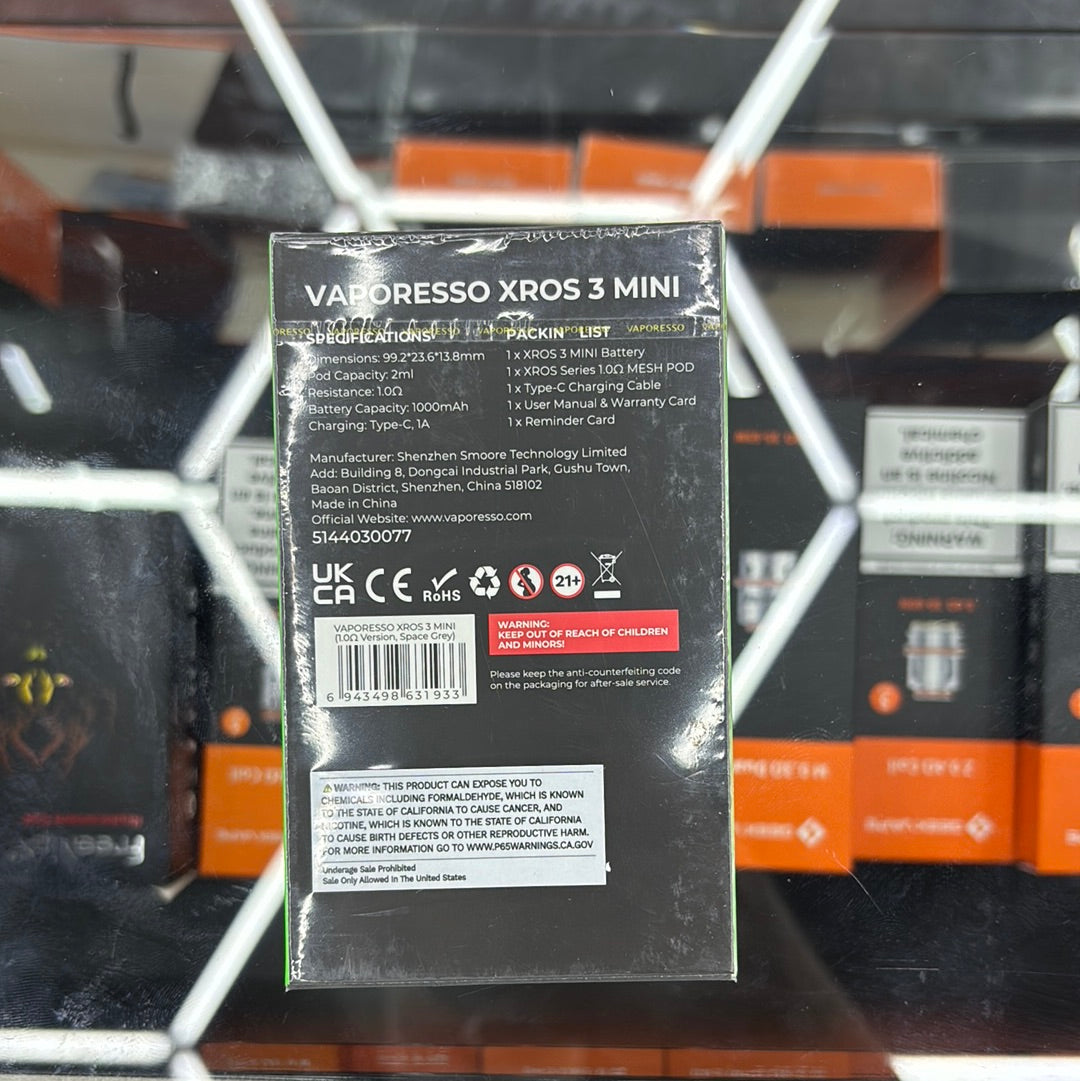 Vaporesso xros 3 mini black