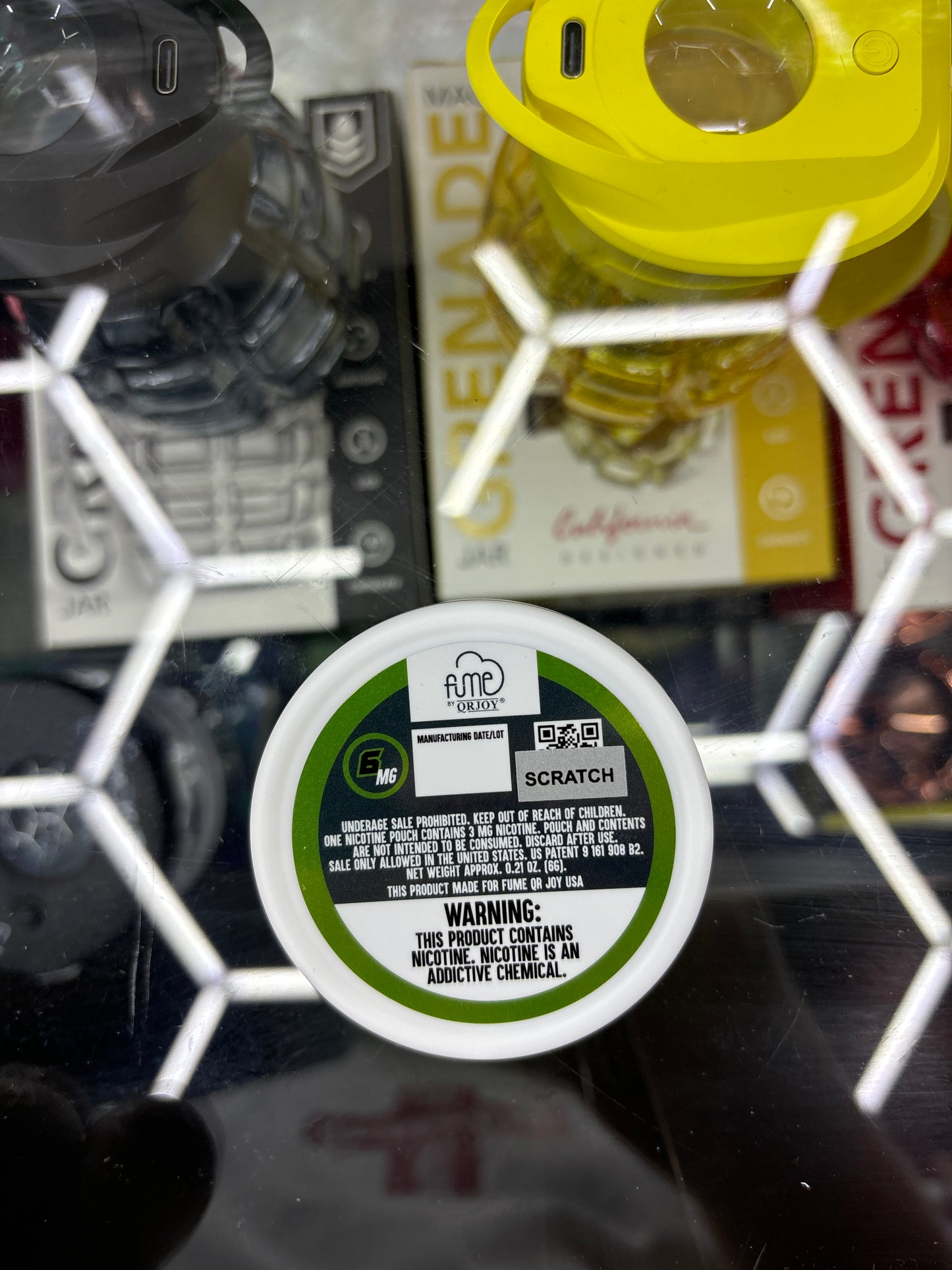 Fume nicotine pouches, menthol 6mg 20 pouches