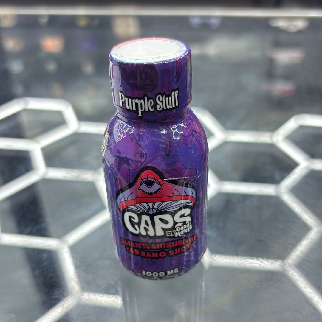 Cap purple stuff shot