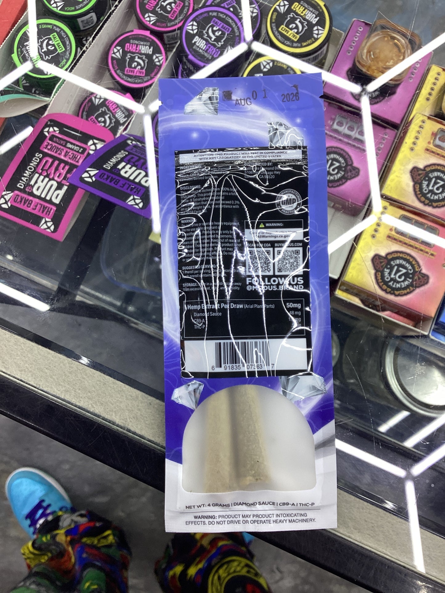 Modus platinum blend thcp prerolls 2pack alaskin thunder fuvk sativa