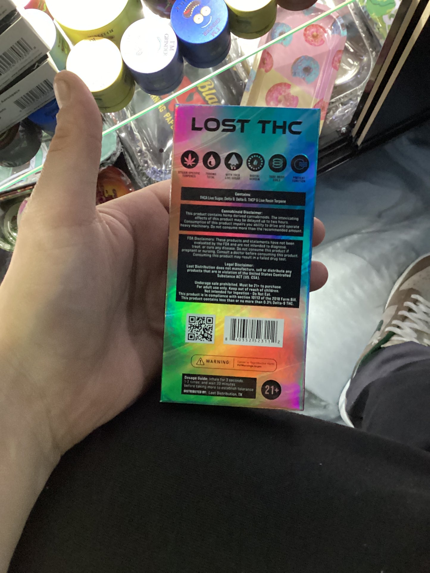 Lost thc lemon cherry zelato hybrid 7.5 G