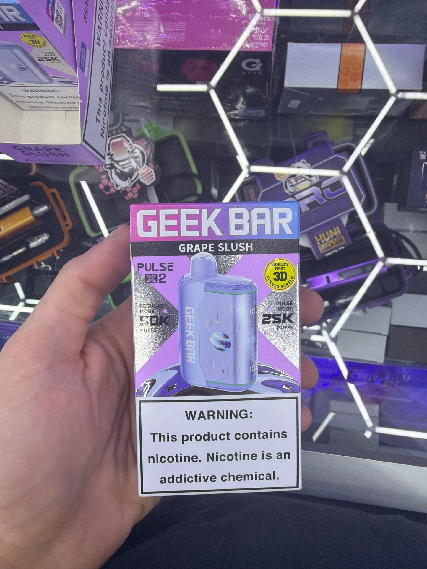 Geekbar Pulse x2 25k hits Grape Slush