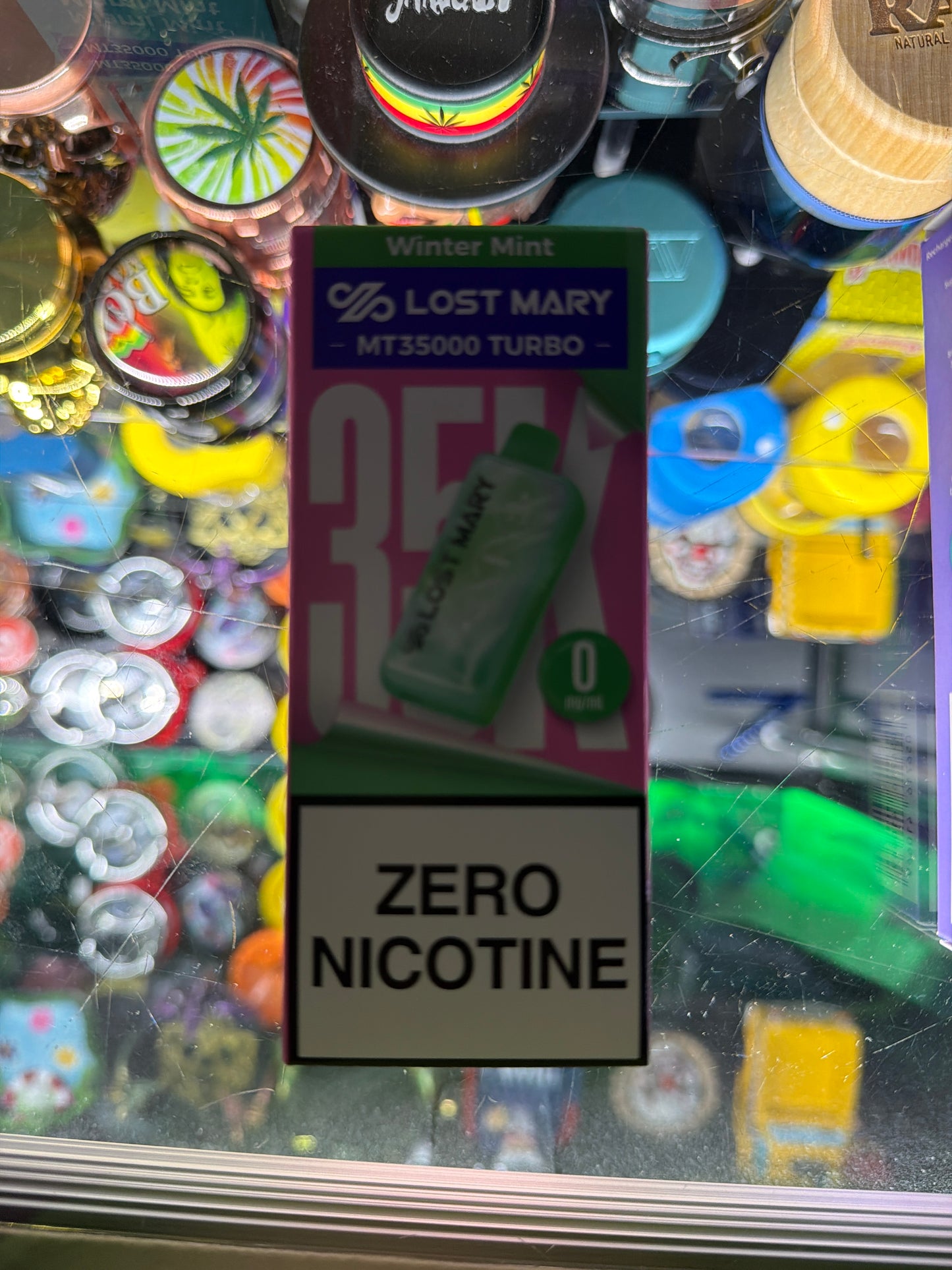 Lost Mary turbo edition 35k hits Zero nicotine winter mint