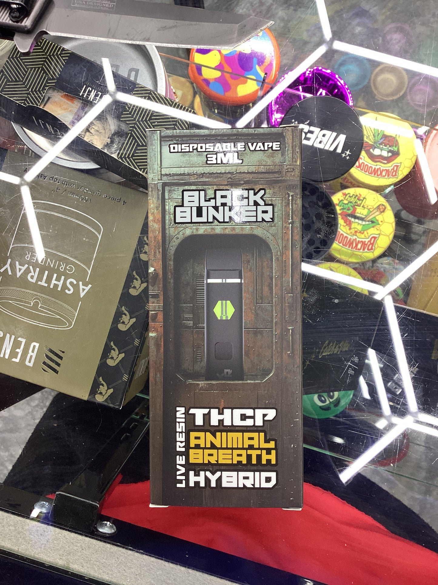 Black bunker disposable thcp vape thca sativa animal breath 3ml